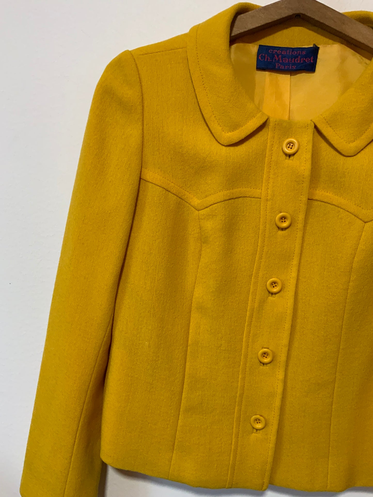 Très belle Veste Vintage 1970/80 Col Claudine