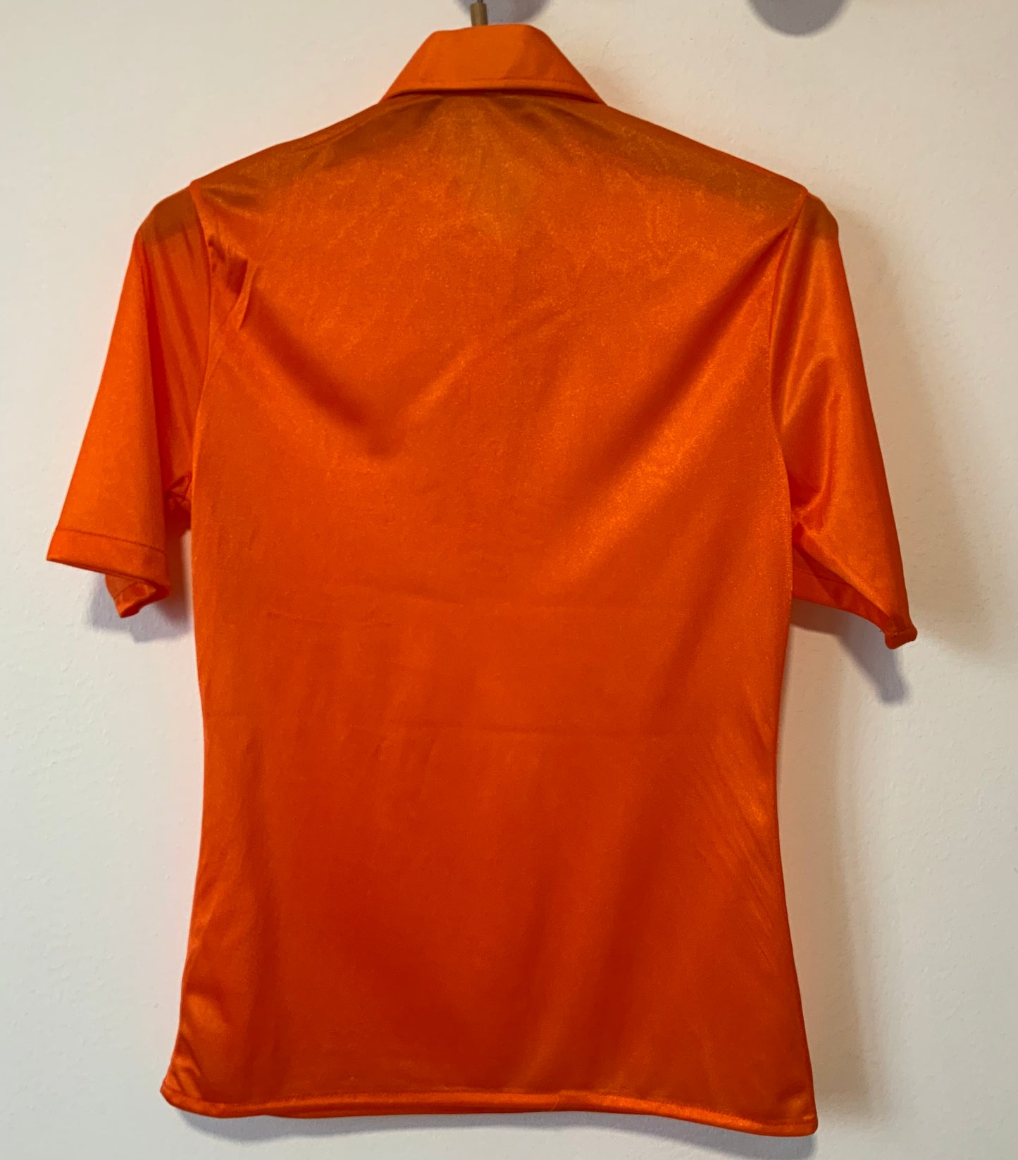 Chemise orange col pelle à tartes Vintage -T36/38