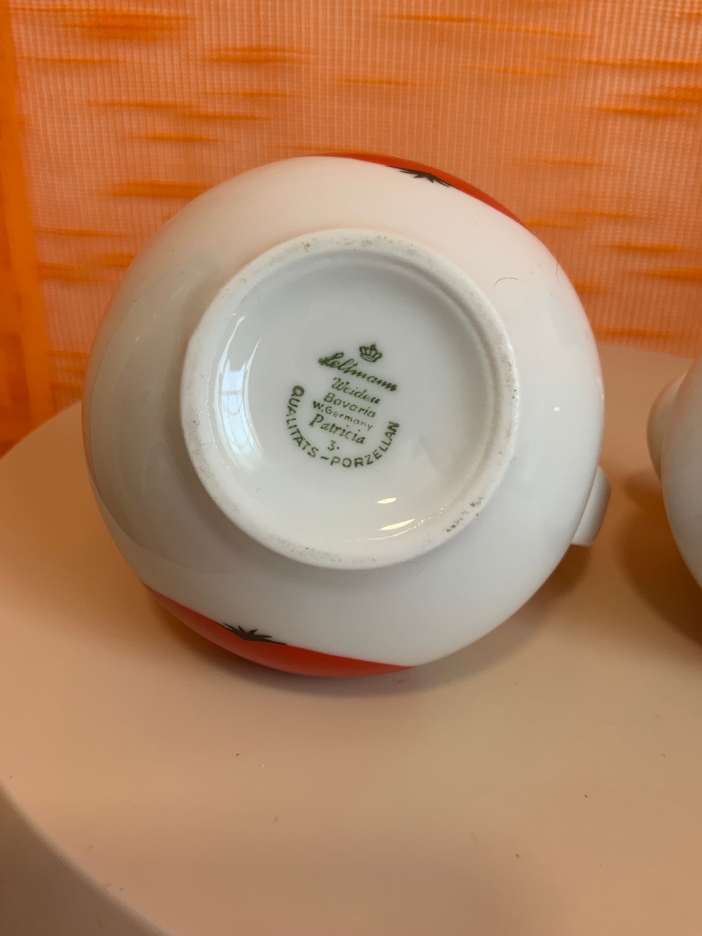 2 pots à lait porcelaine Pommes Bavaria Seltmann Vintage- W Germany