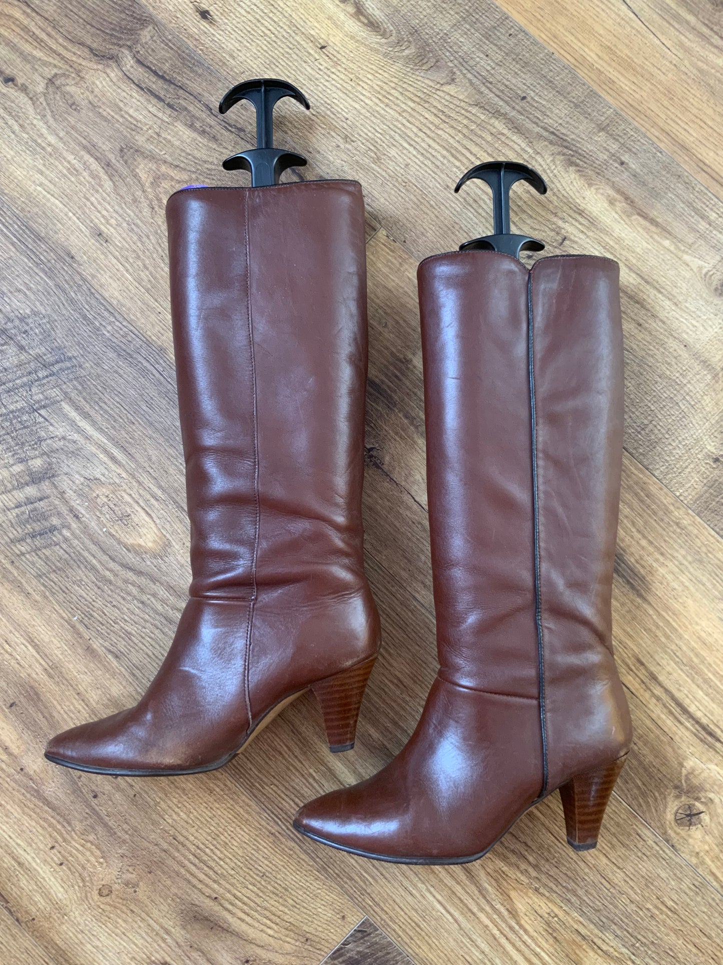 Bottes Vintage 1980 Cuir - T36