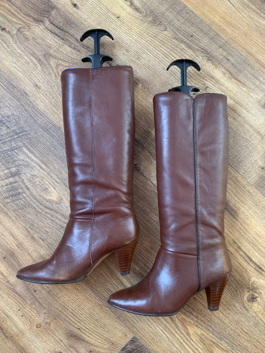 Bottes Vintage 1980 Cuir - T36