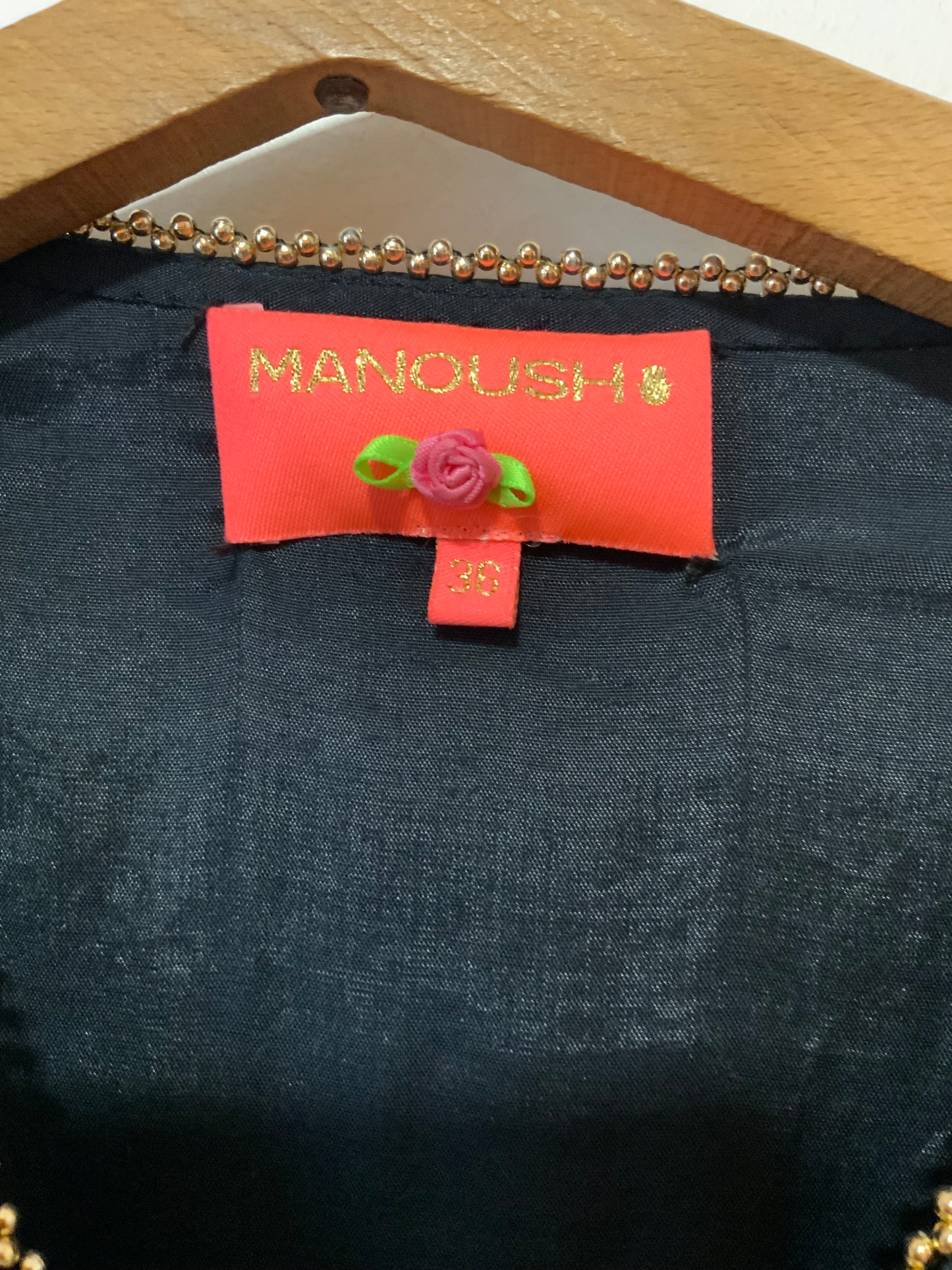 Robe Soie Manoush Sequins paillettes - T36