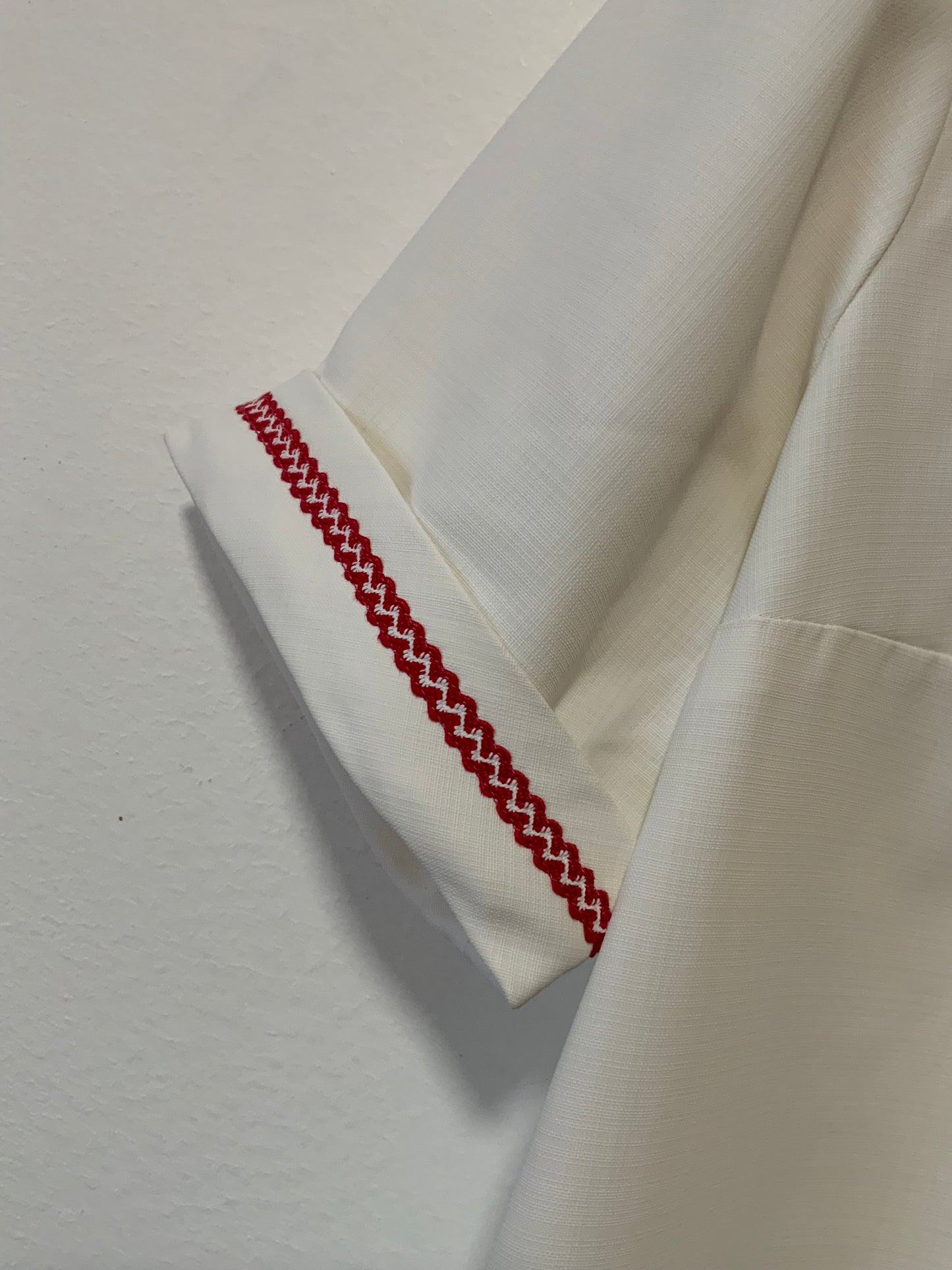 Robe blouse Nylon avec liserés Vintage 1970- T40-