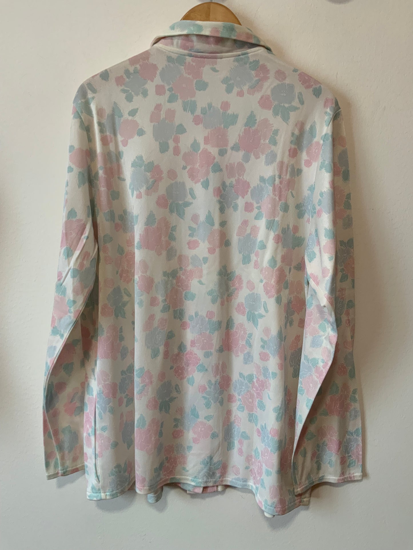 Pyjama à fleurs Made in France Vintage 1980- T42