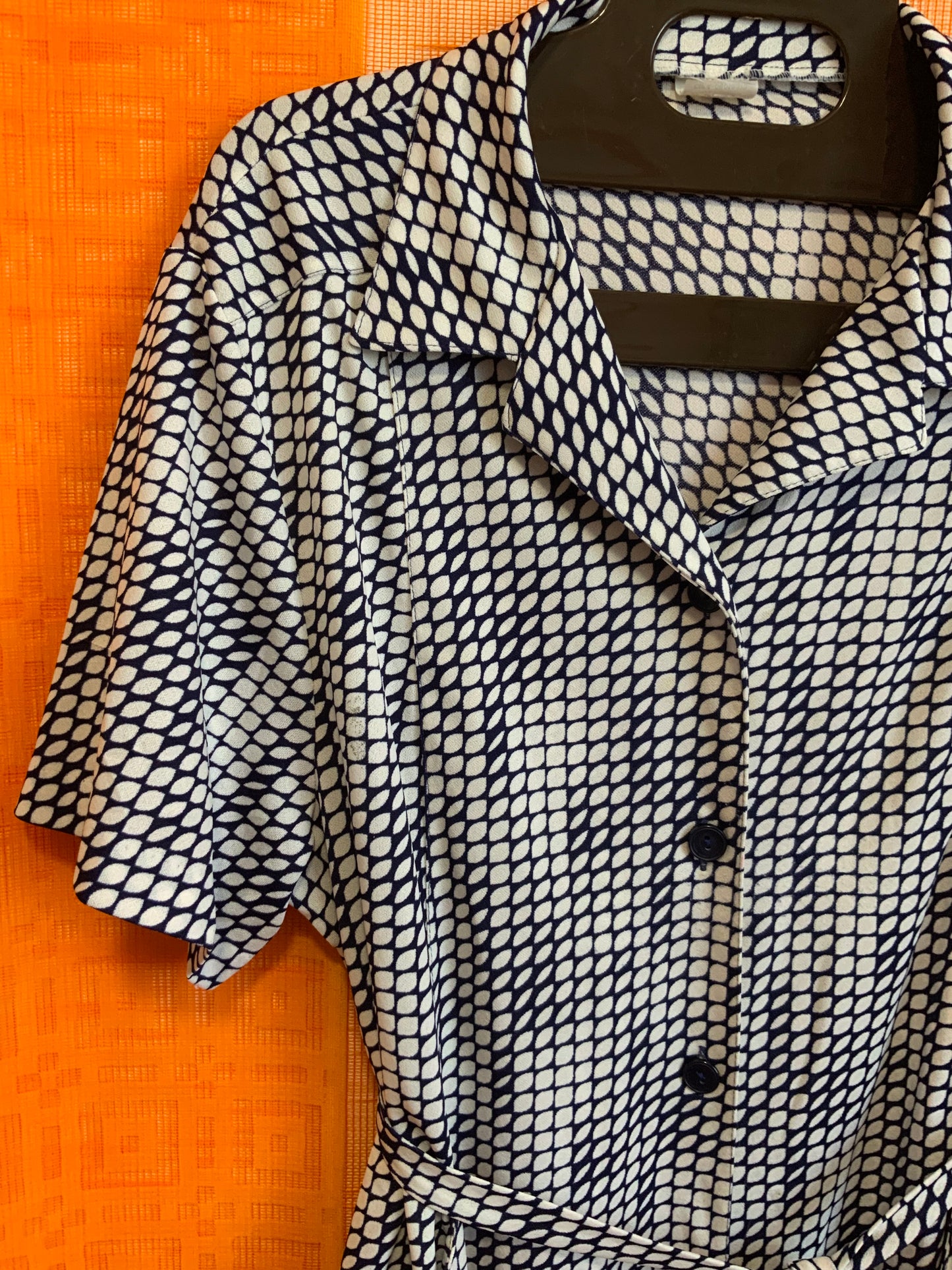 Robe Vintage 1980 A motifs - T46 et inf.