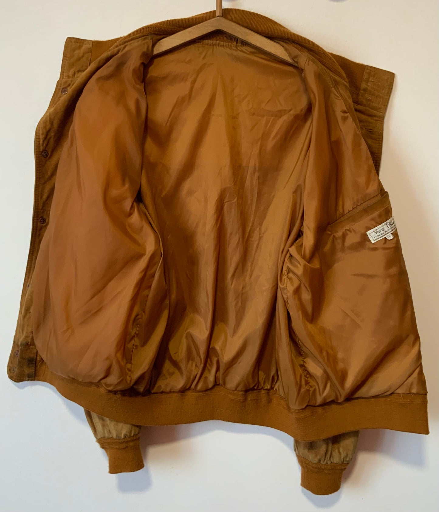 Blouson en Daim Camel Vintage 1980