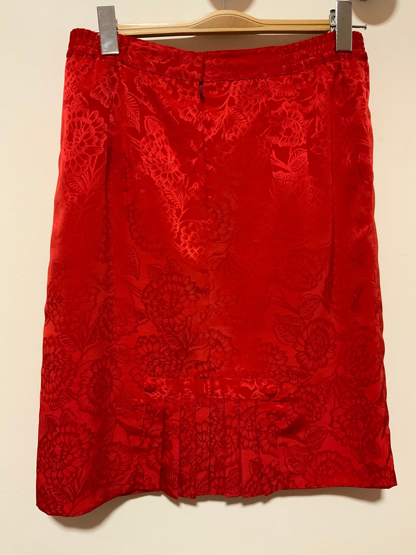 Ensemble Rouge Vintage 1980 Élégance - T42-