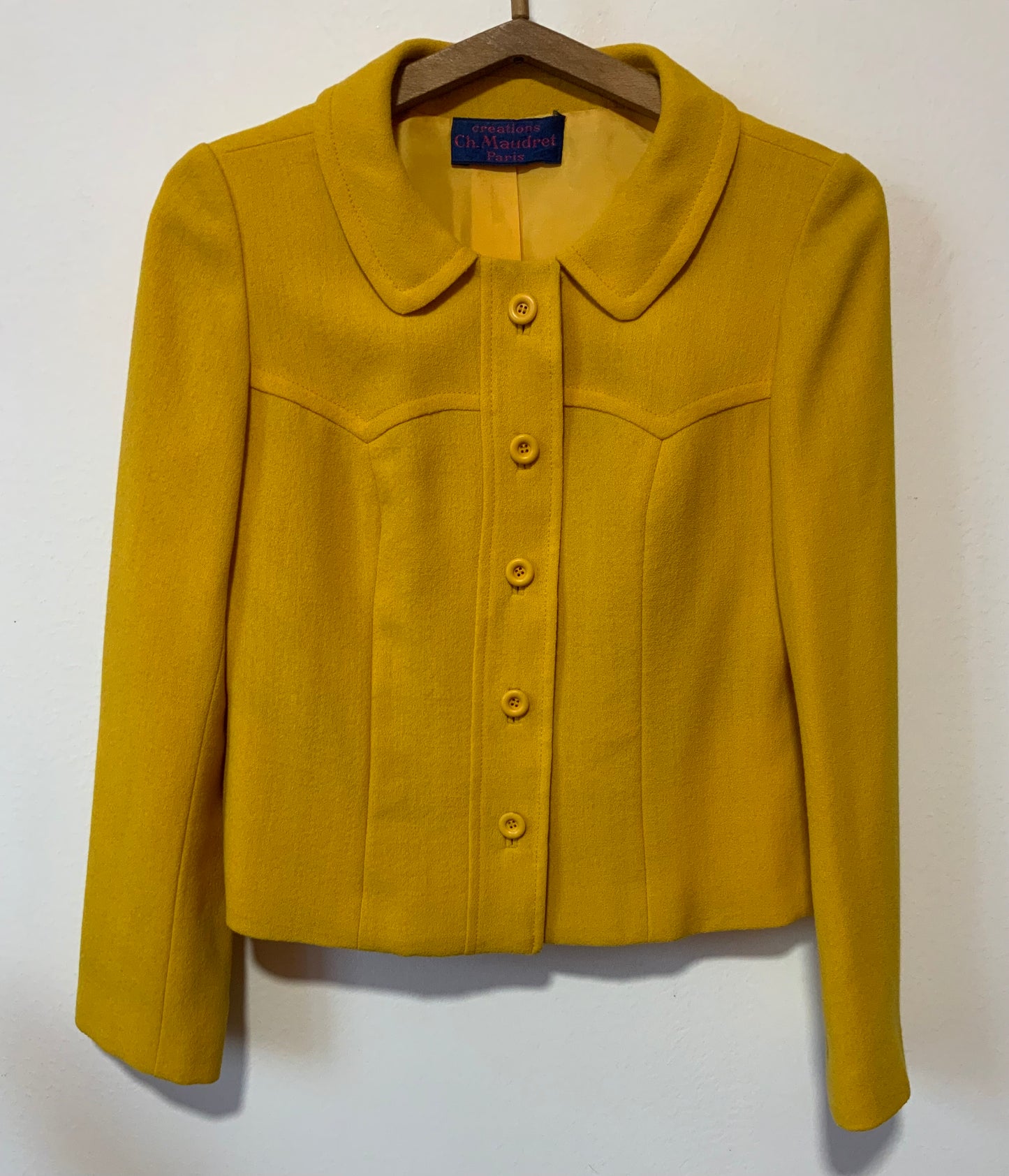 Très belle Veste Vintage 1970/80 Col Claudine