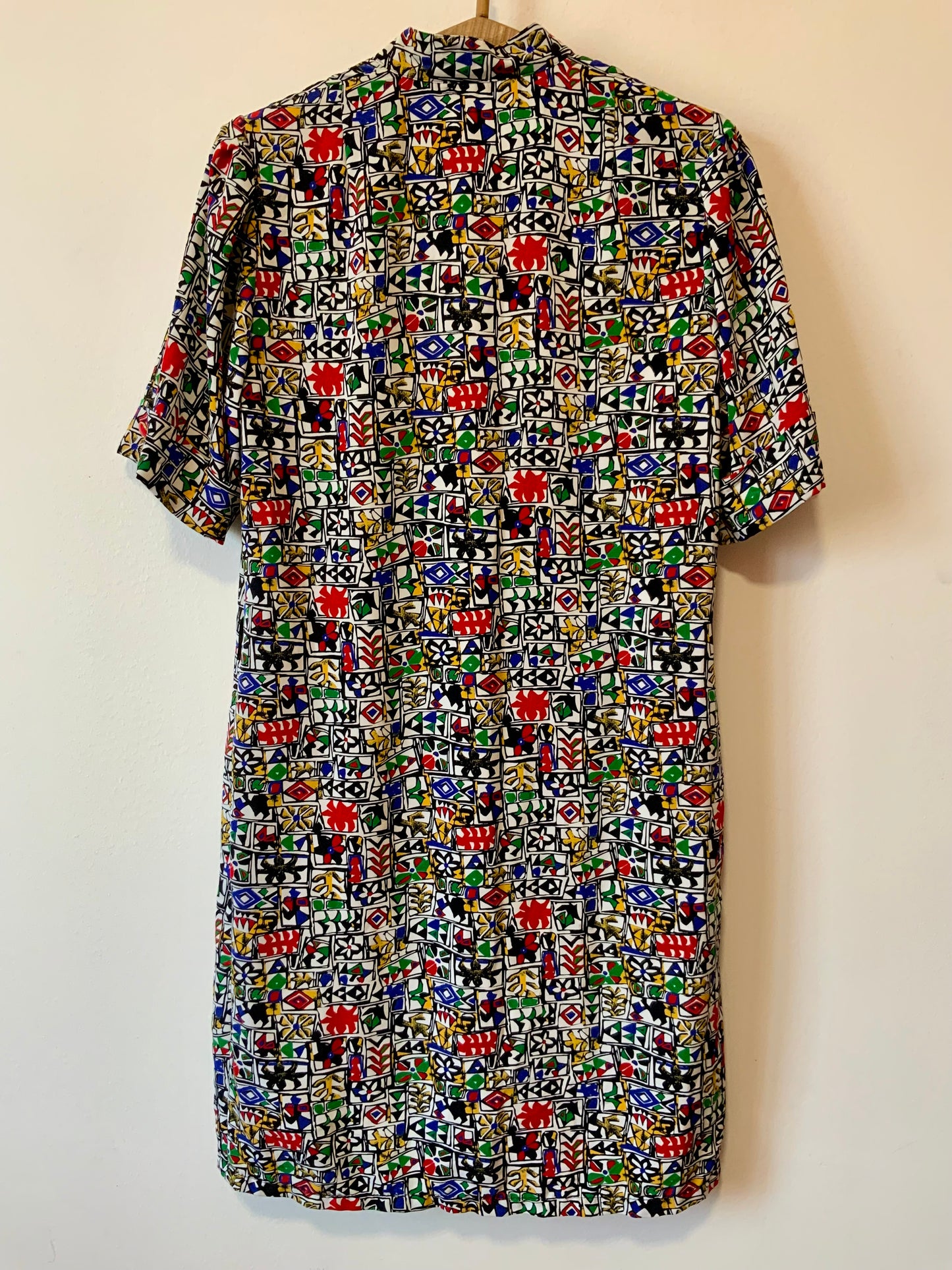 Robe Élégante boutonnée Vintage 1990- T42.
