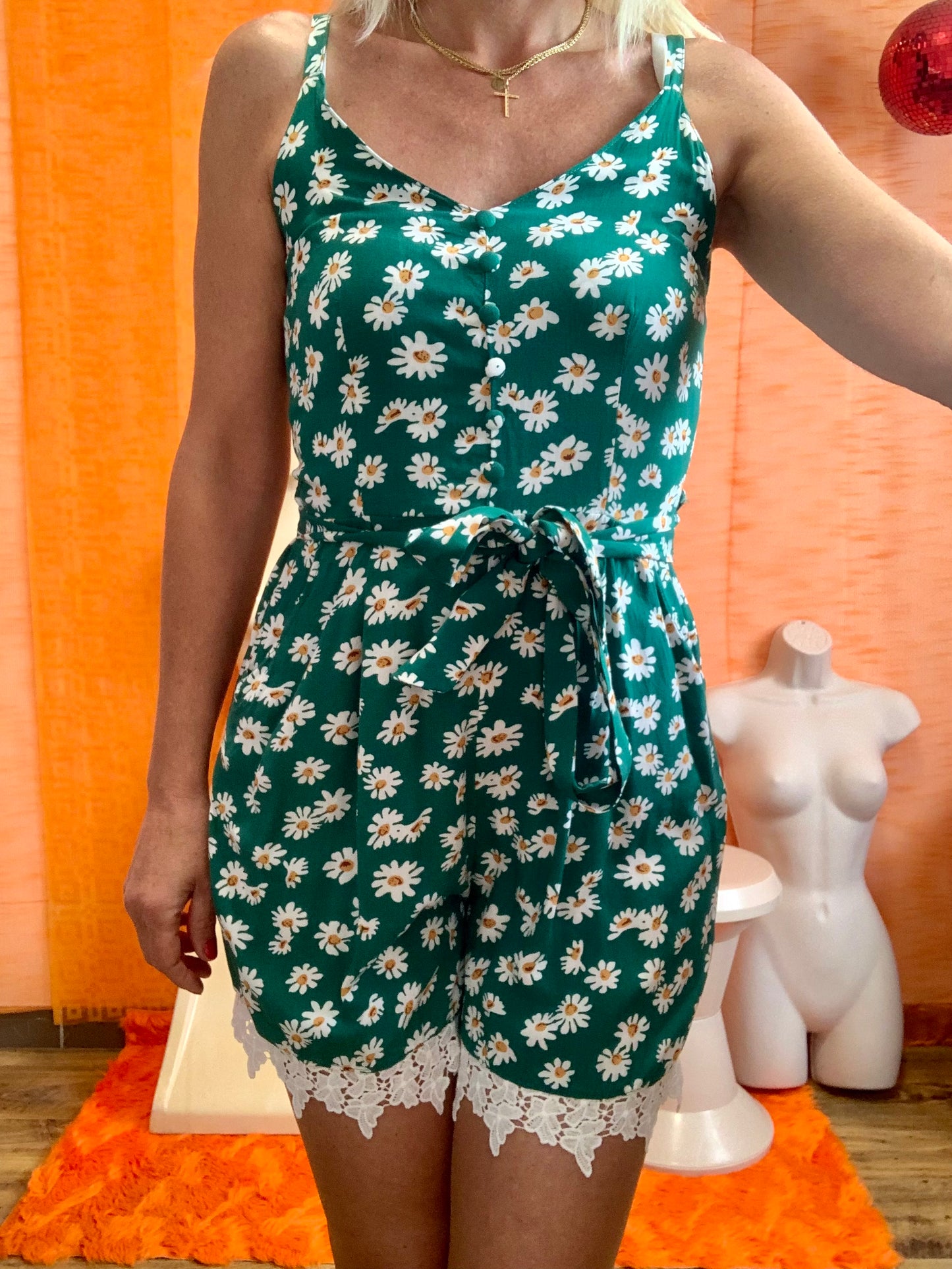 CombiShort a Fleurs Vintage 1990/2000-T38