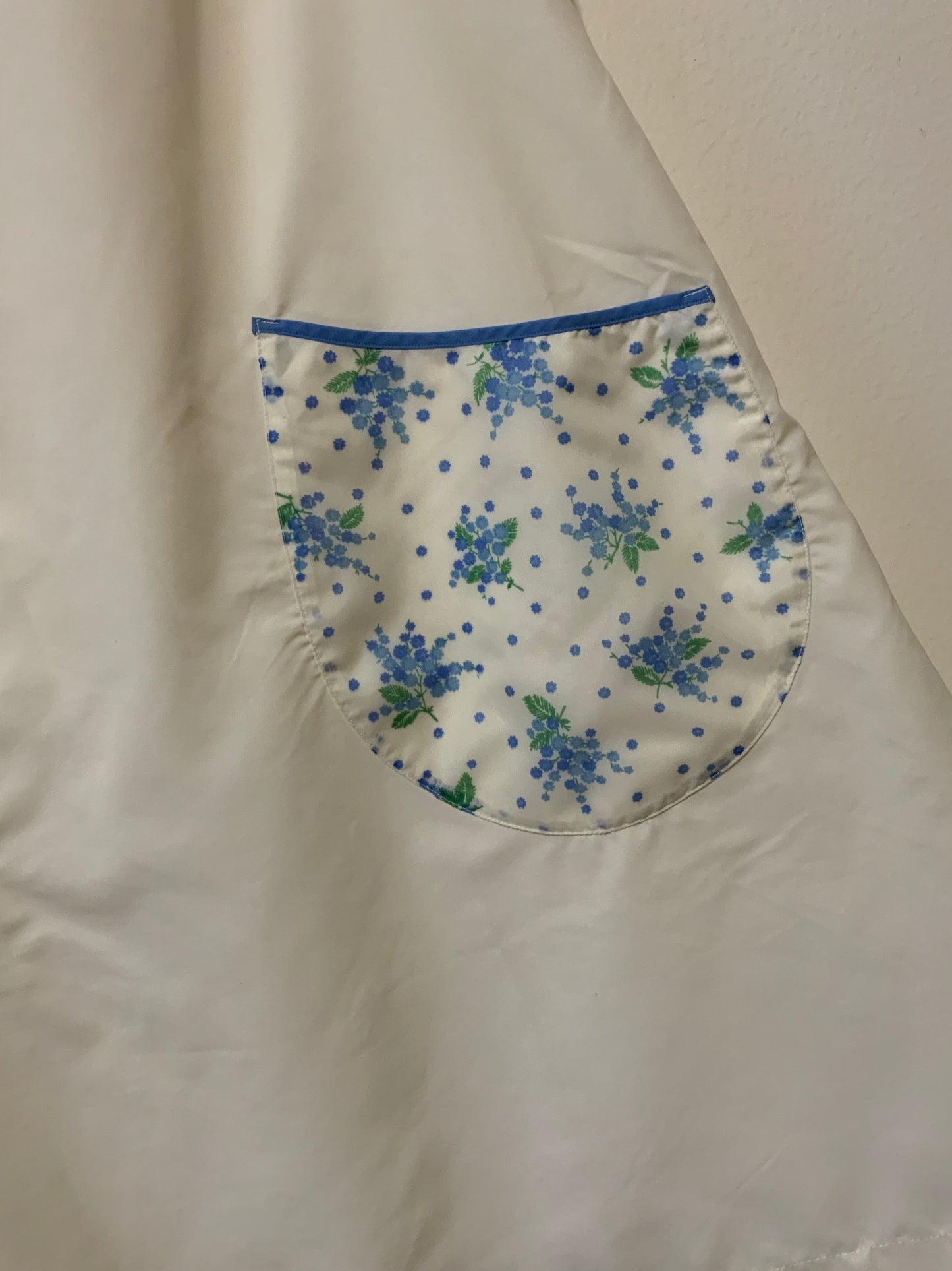 Blouse Nylon Vintage Fleurs- T44/46
