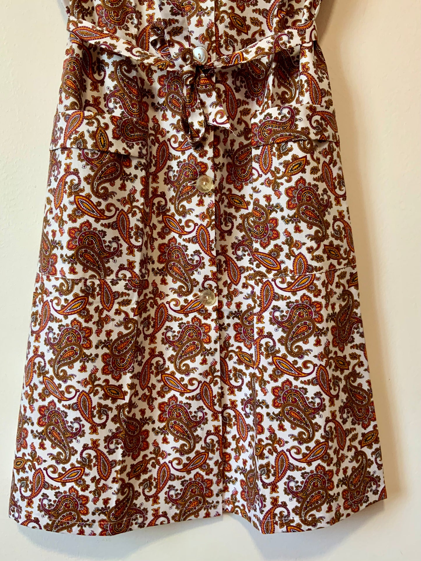Blouse cachemire Robe Vintage Neuve Deadstock 1970- T42