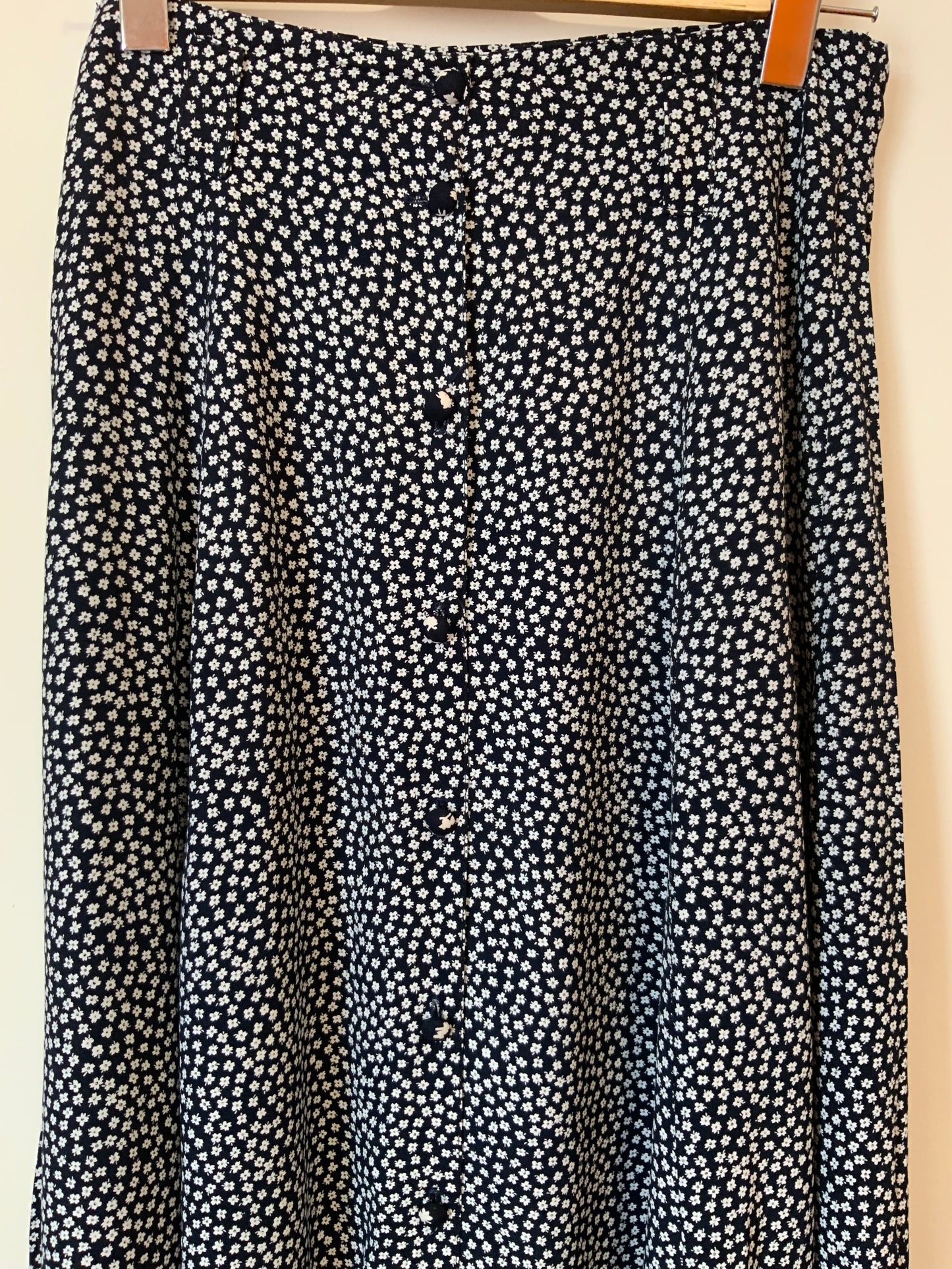 Jupe longue à fleurs Vintage 1990- T42