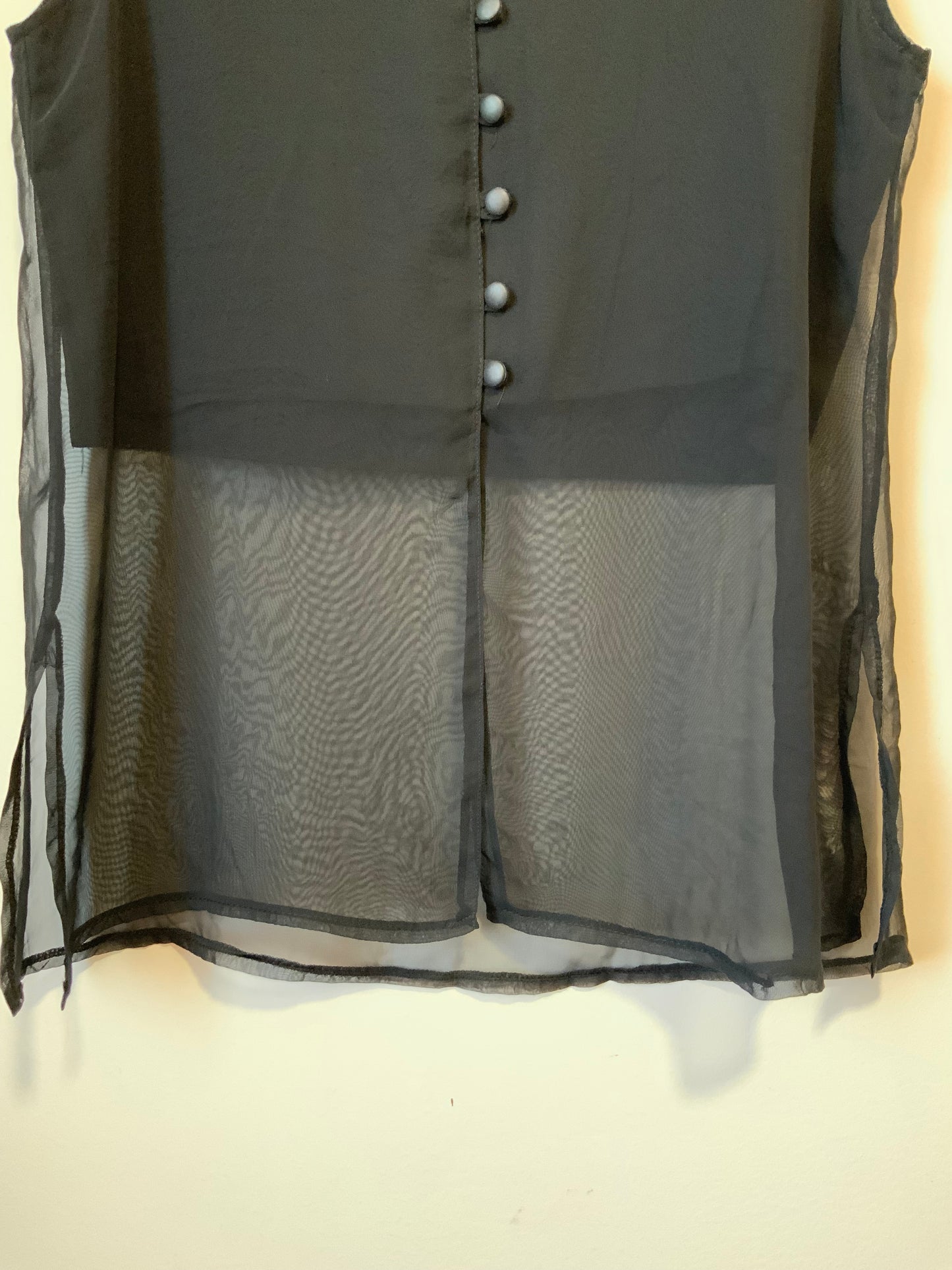 Top Voile Noir Vintage 1990- T42/44
