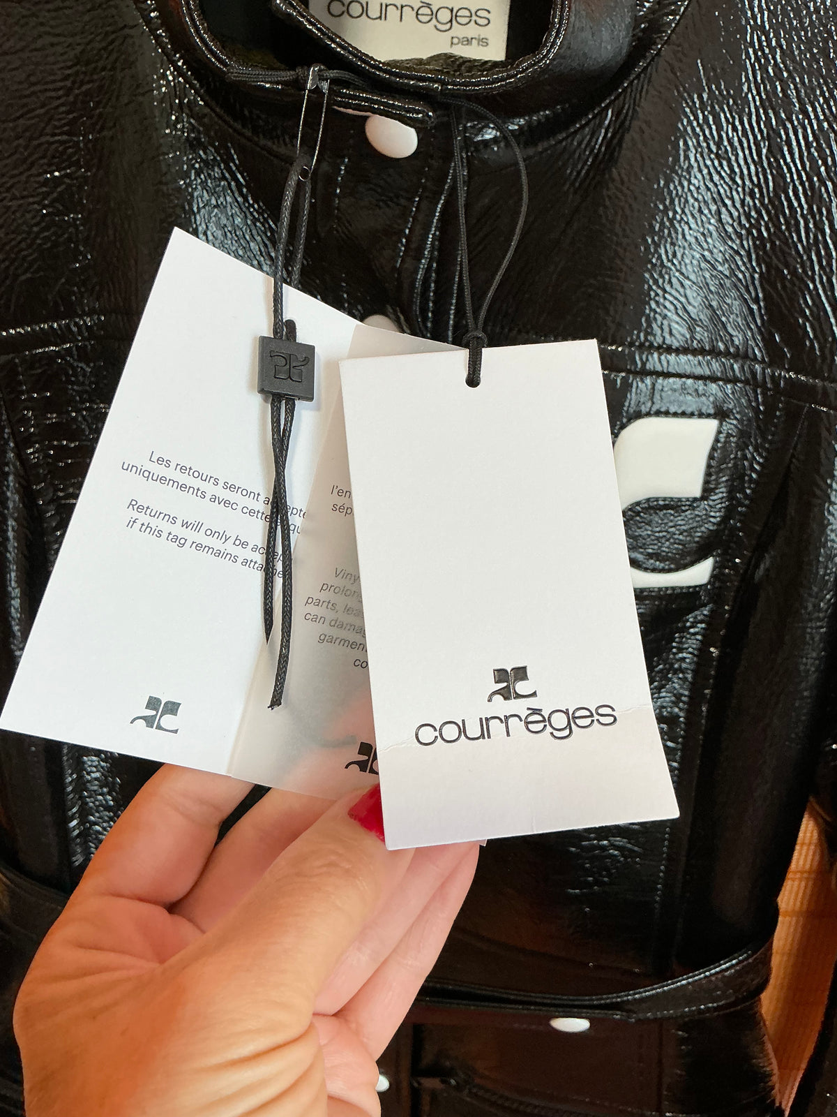 Trench Vinyl Reedition Courreges 1970 Neuf - T36