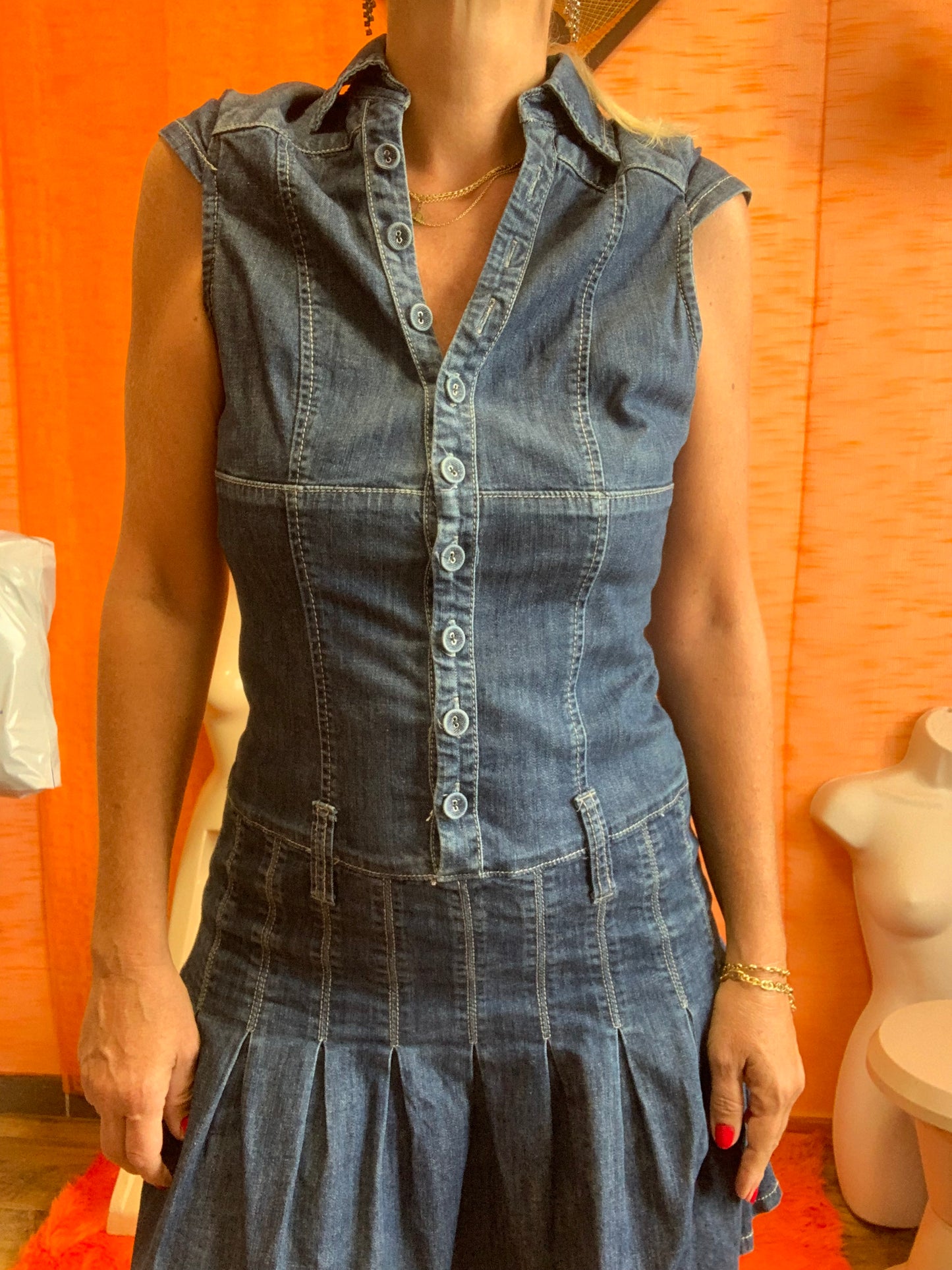 Robe Denim Vintage 1990 No Excuse- T38 maxi.
