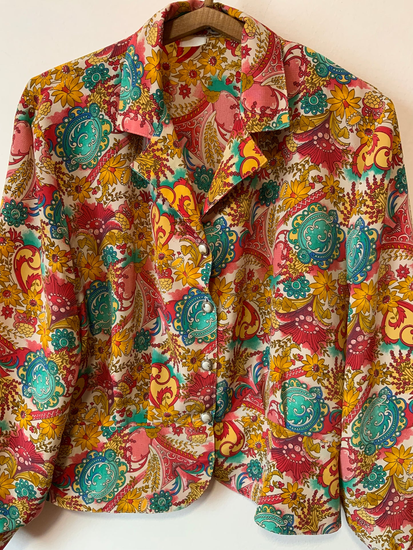 Chemisier Fleurs Vintage Élégance - TU