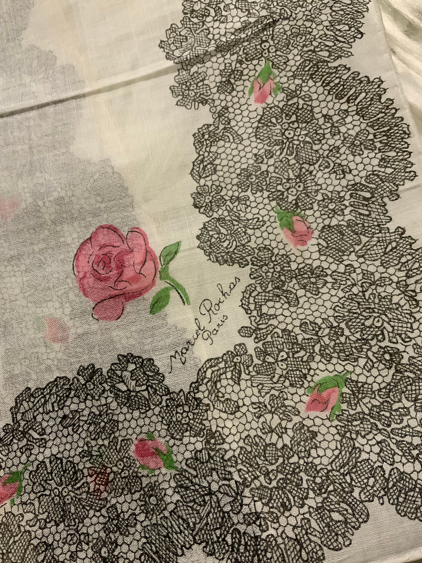 Rochas 4 Mouchoirs 1945 « Femme » Vintage Collection dans la boîte France Paris Luxe