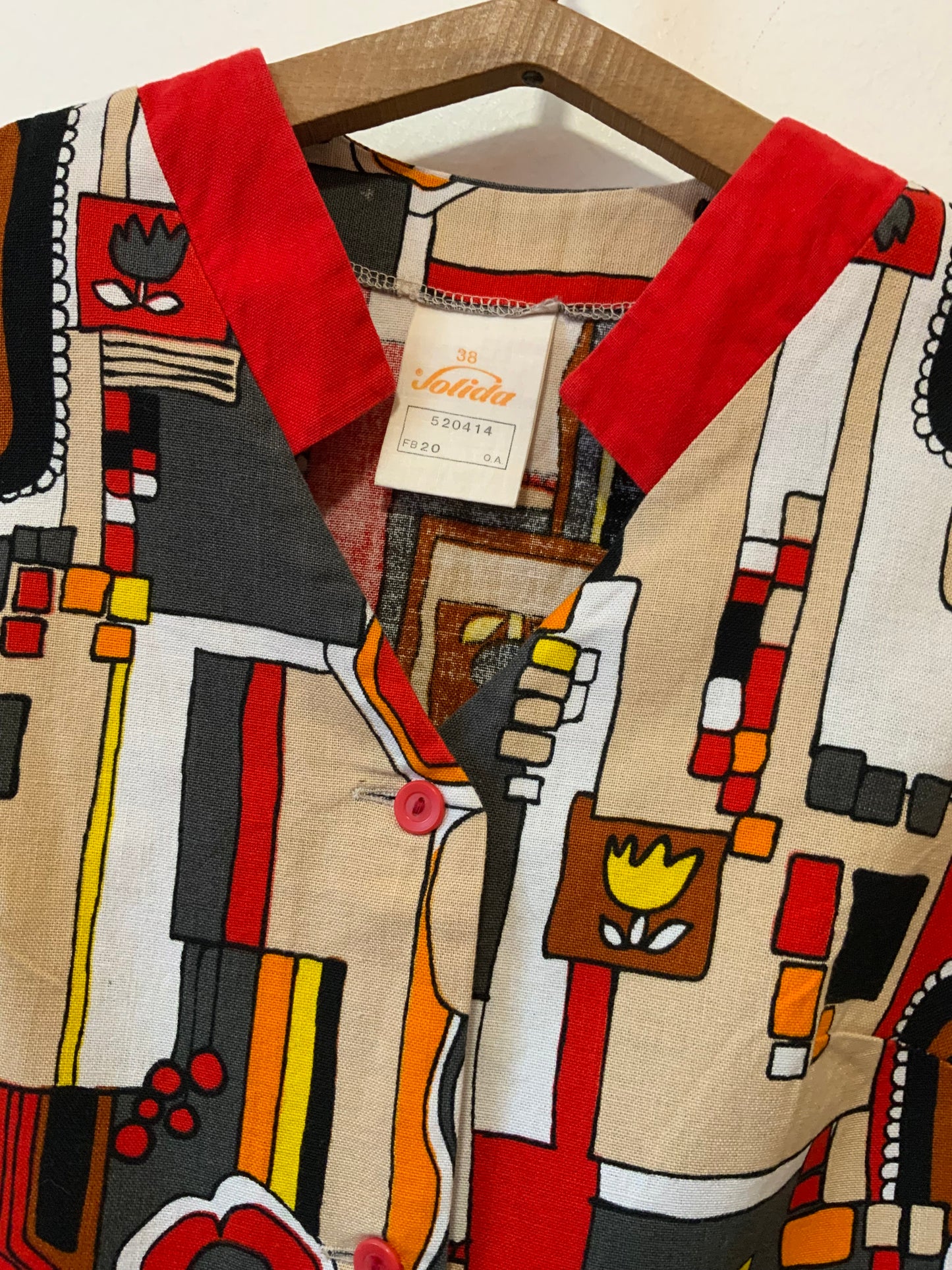 Blouse 1970 Vintage Deadstock Pépite