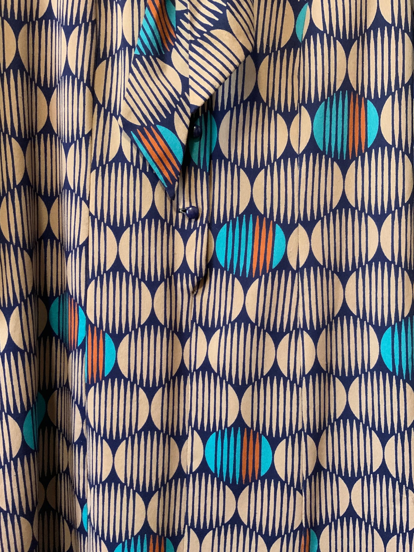 Robe Vintage 1980 Col Lavallière - T42