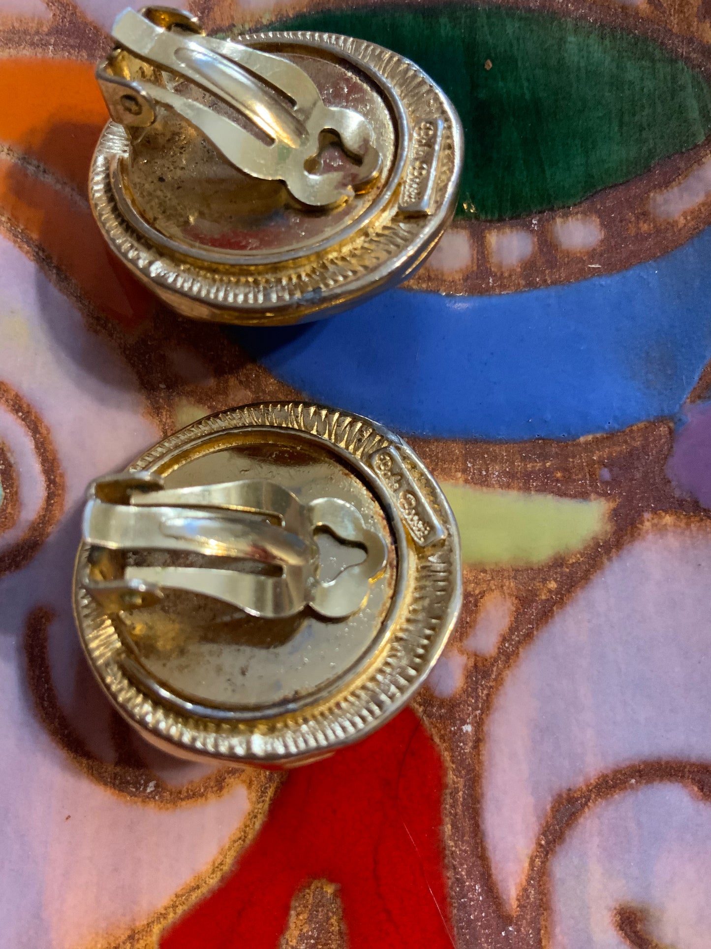 Boucles d’oreilles rondes Vintage Chic