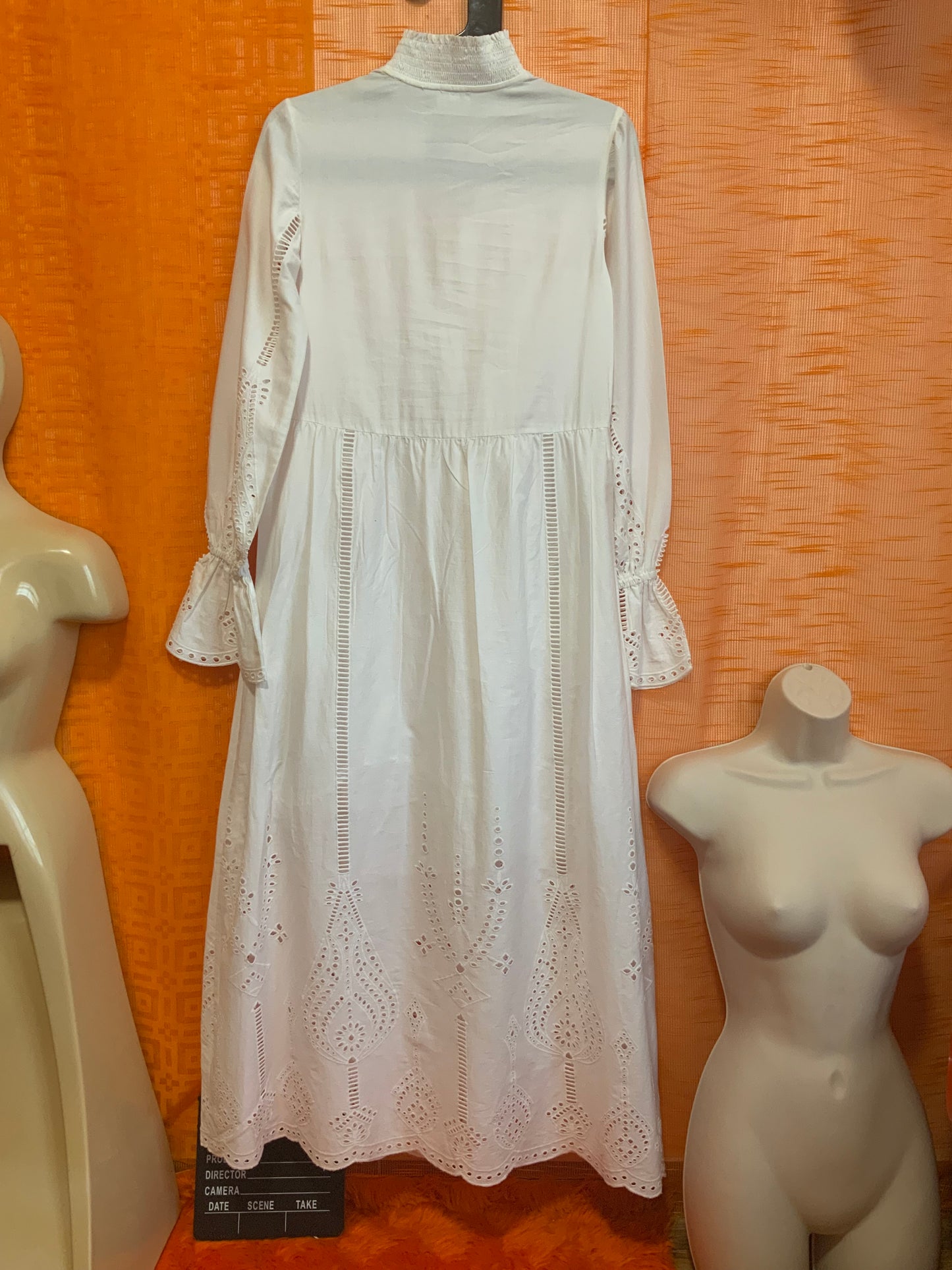 The Kooples Robe Longue Boheme Broderies Élégance - T1