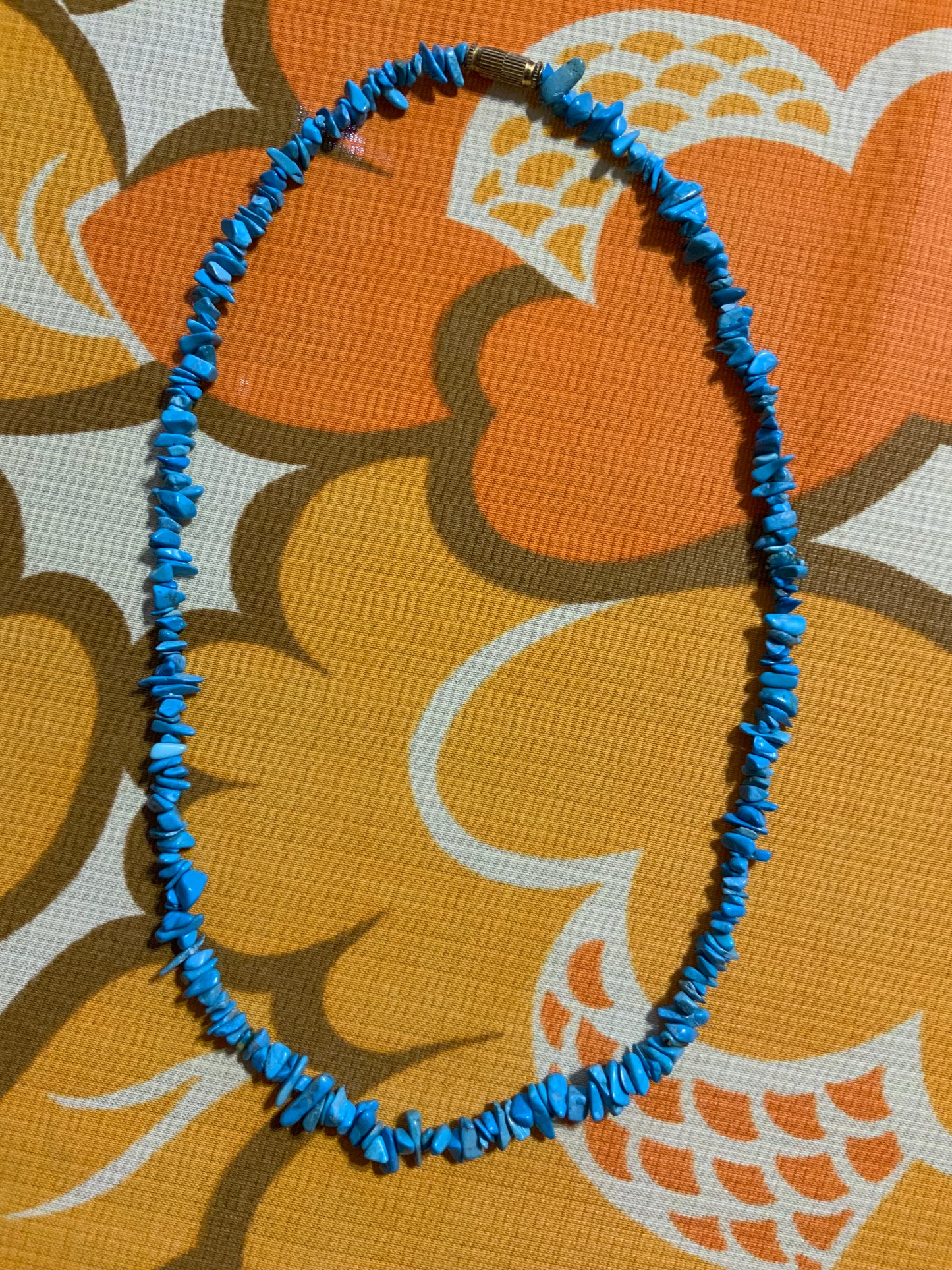 Collier Ancien Pierres de turquoise Vintage Authentique
