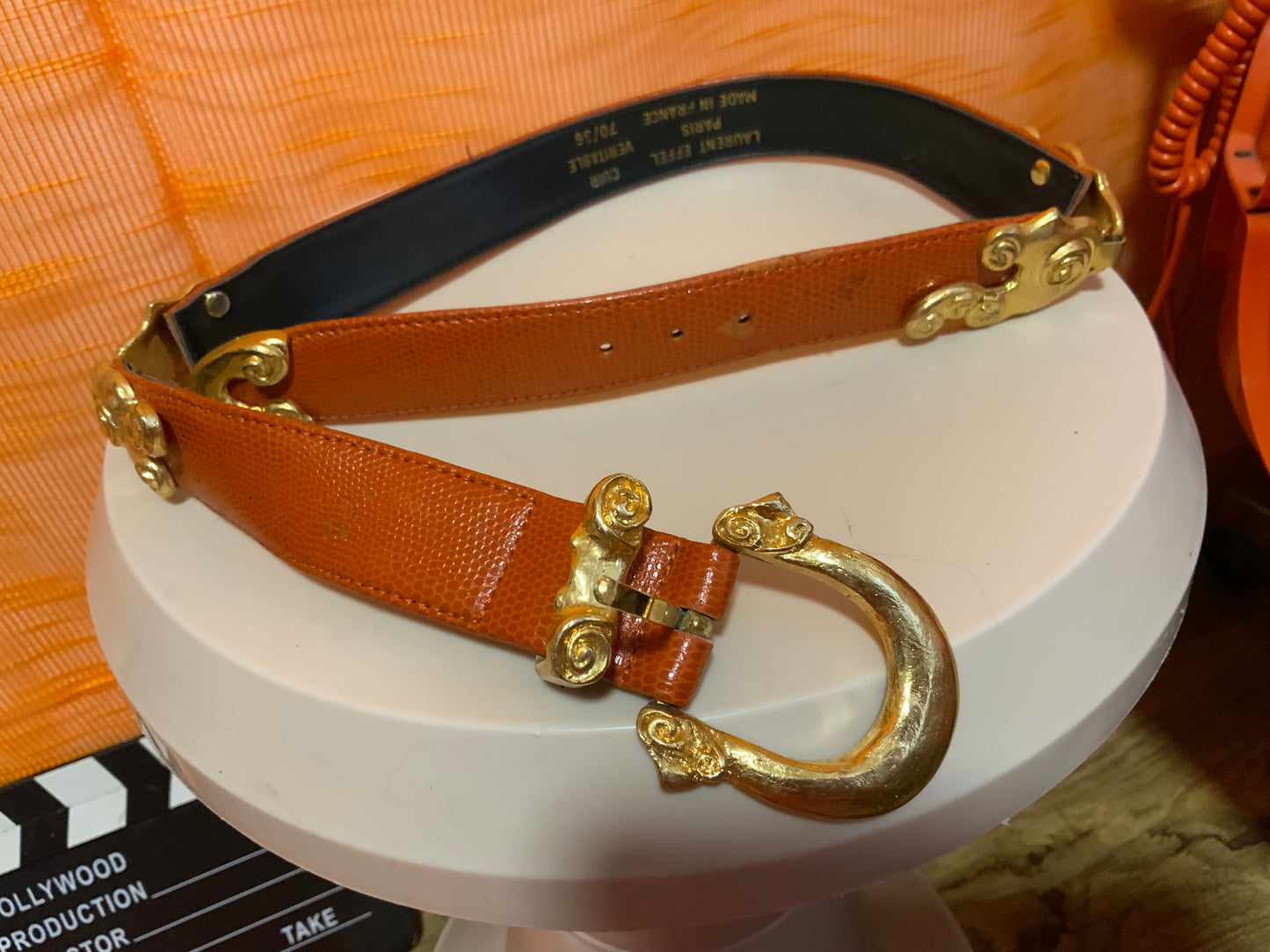 Ceinture France Effel Vintage Cuir