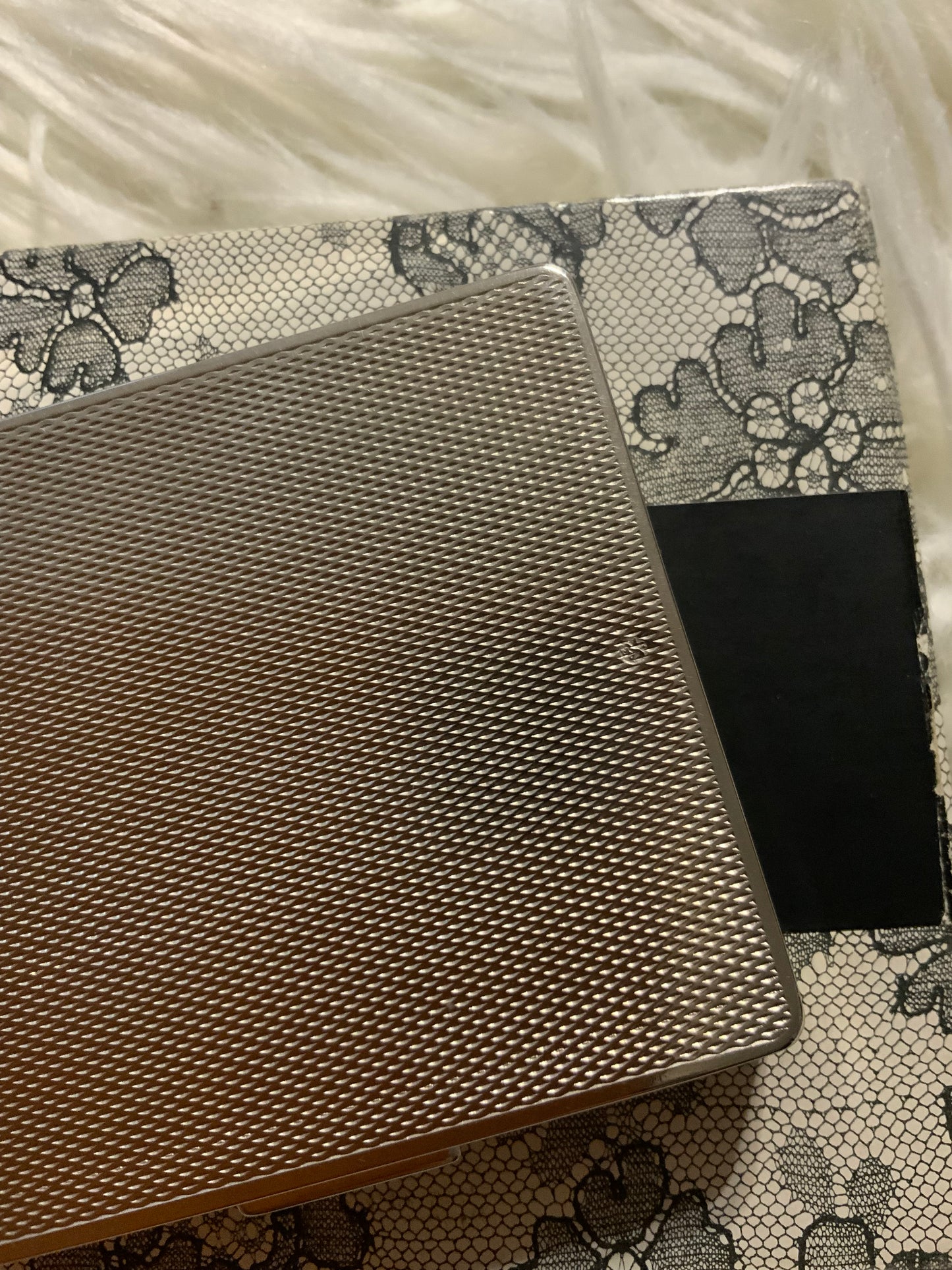 Poudrier Carré Rochas Paris France Vintage 1945 Collection