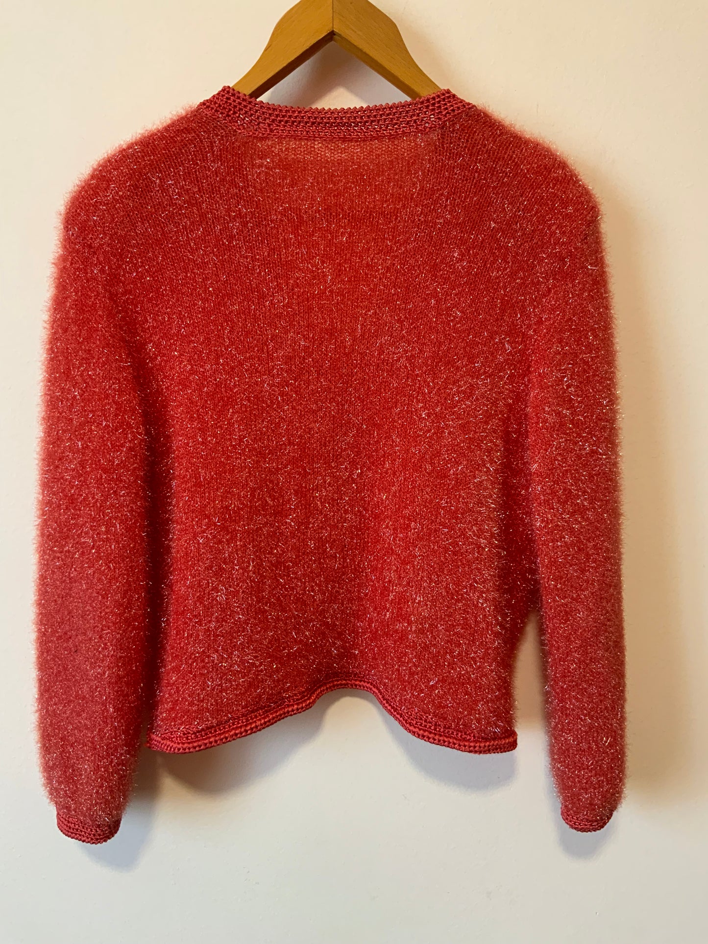 Gilet Anny Blatt Vintage avec épaulettes - T46