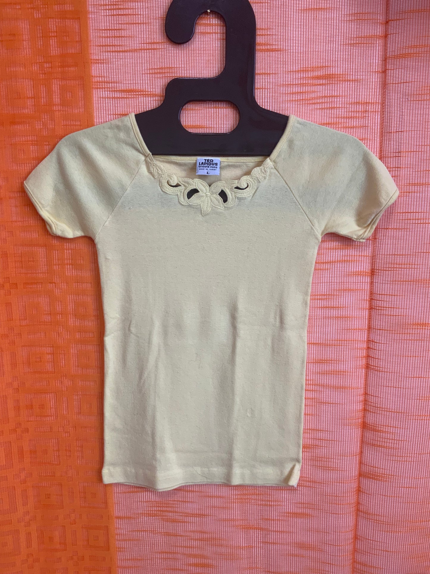 T shirt Coton Ted Lapidus Vintage 1970- T36