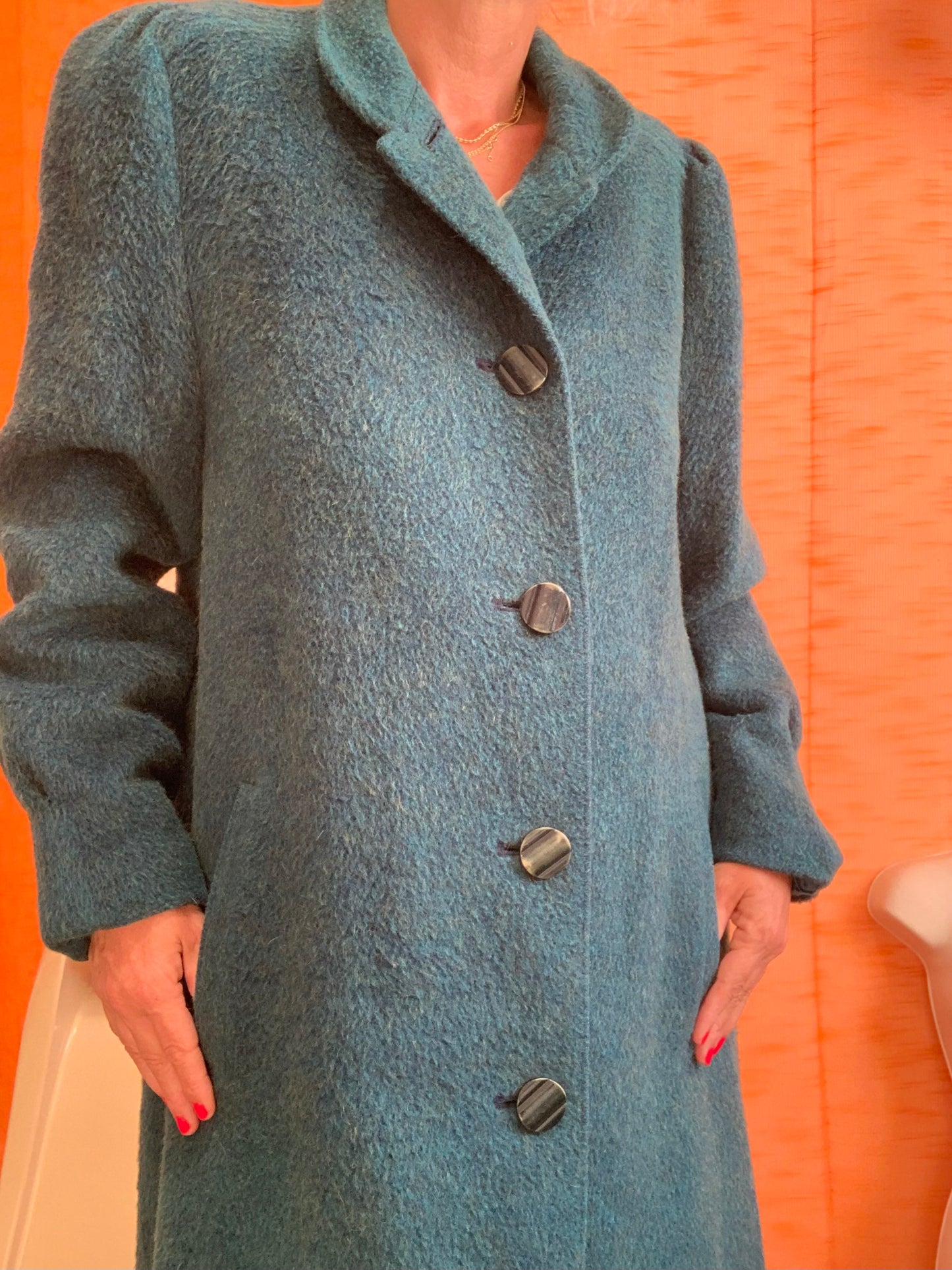 Superbe Manteau 1980 Vintage Italie - T40