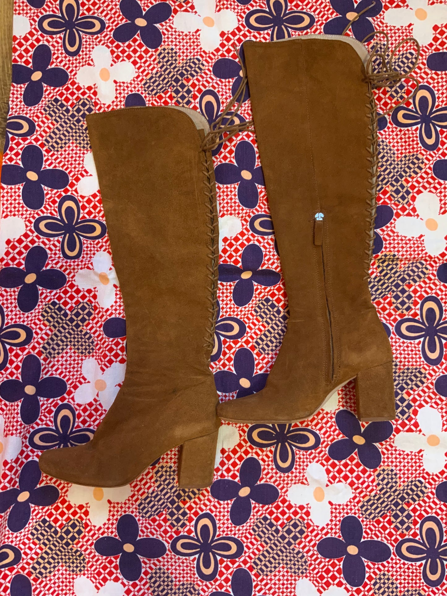 Bottes Lacets Daim Vintage 2000’
