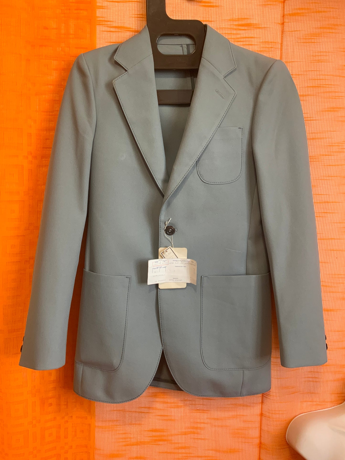 Ensemble costume pattes d’éléphant Neuf Vintage 1970 Rareté- T36
