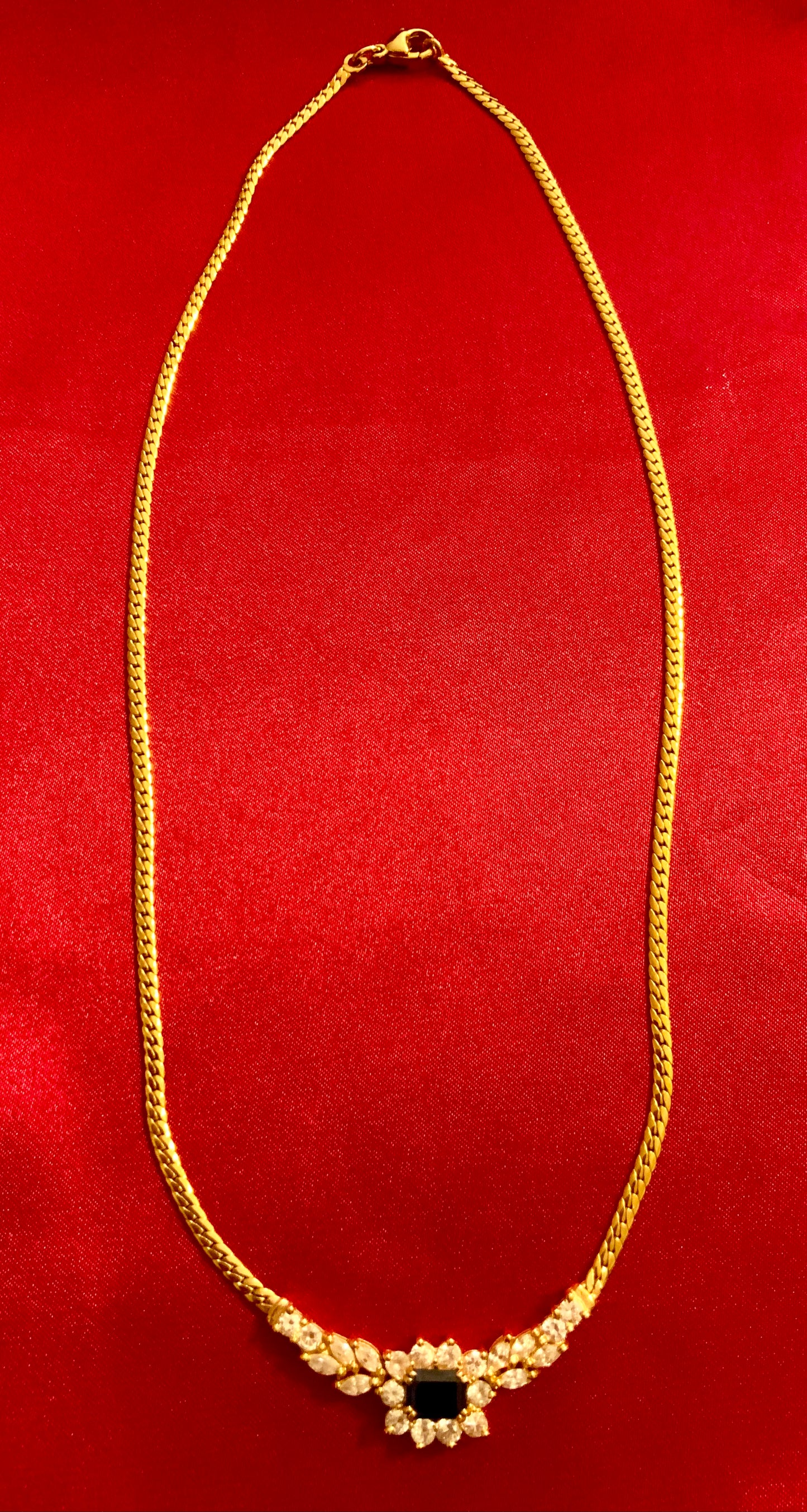 Ensemble de bijoux Plaqué Or Vintage 1990 Élégance Chic