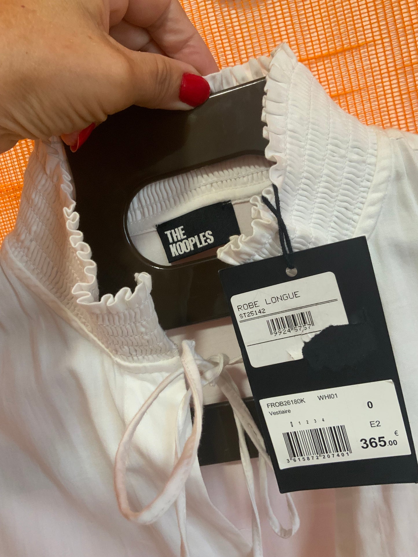 The Kooples Robe Longue Boheme Broderies Élégance - T1