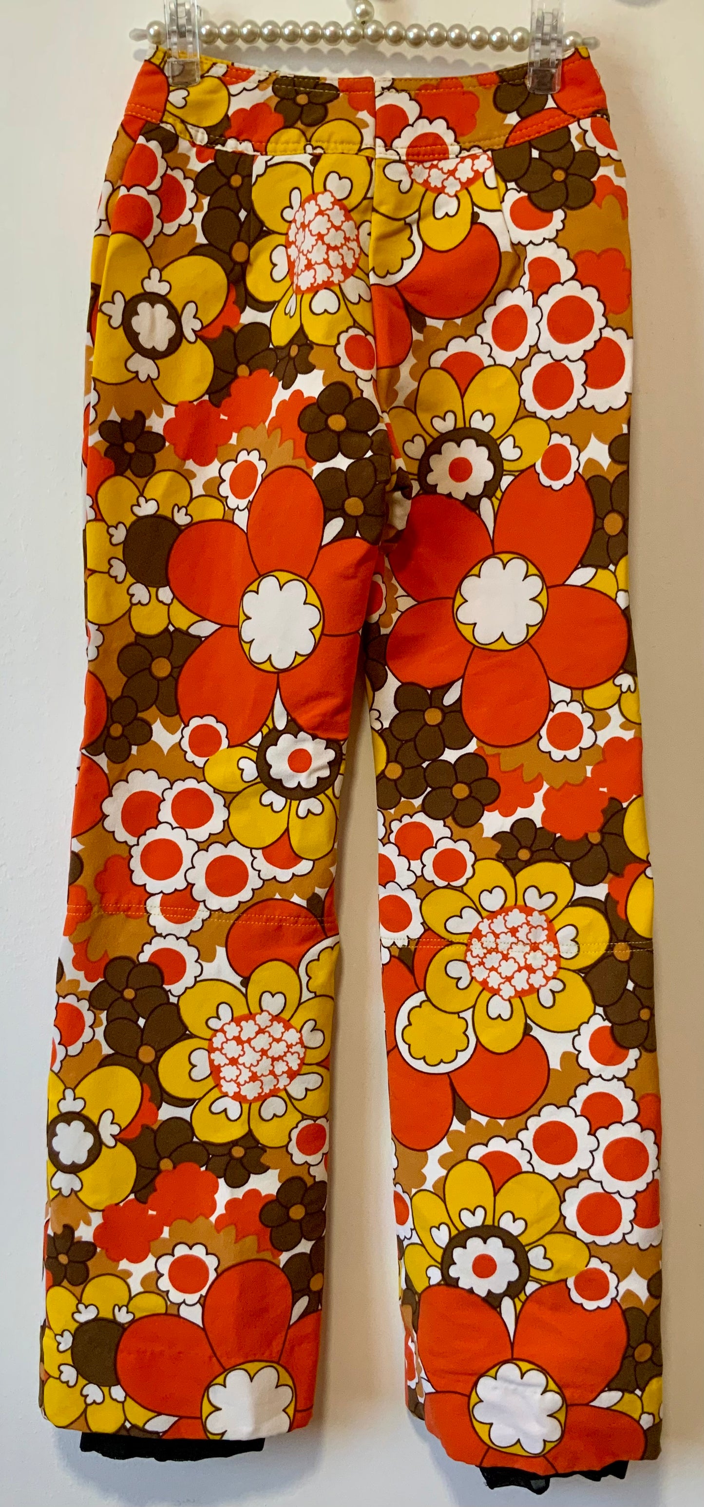Colsenet Haut de gamme Ensemble Flowers power Vintage 1970 Pièce exceptionnelle- T32