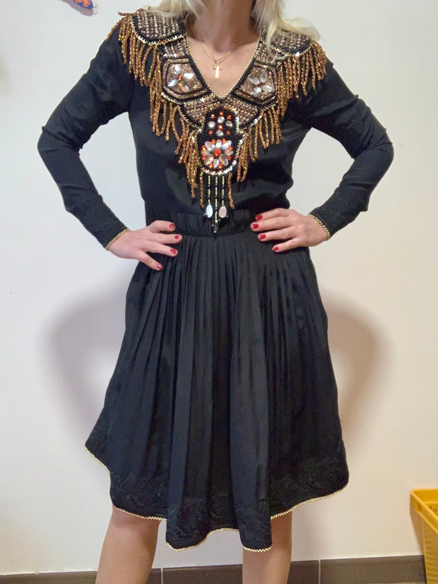 Robe Soie Manoush Sequins paillettes - T36