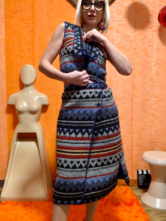 Ensemble Rare Norvégien Vintage 1980 Typique