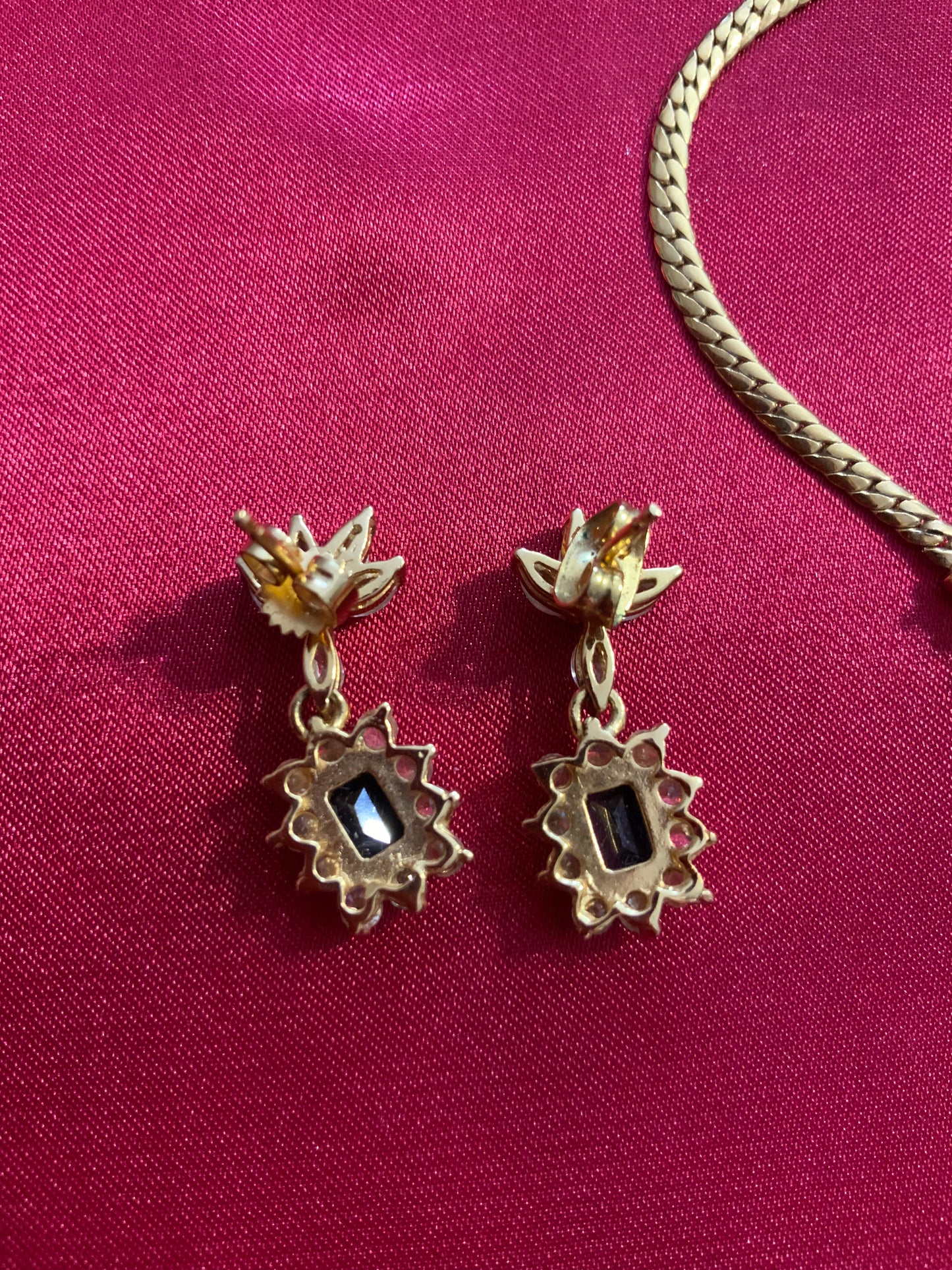 Ensemble de bijoux Plaqué Or Vintage 1990 Élégance Chic