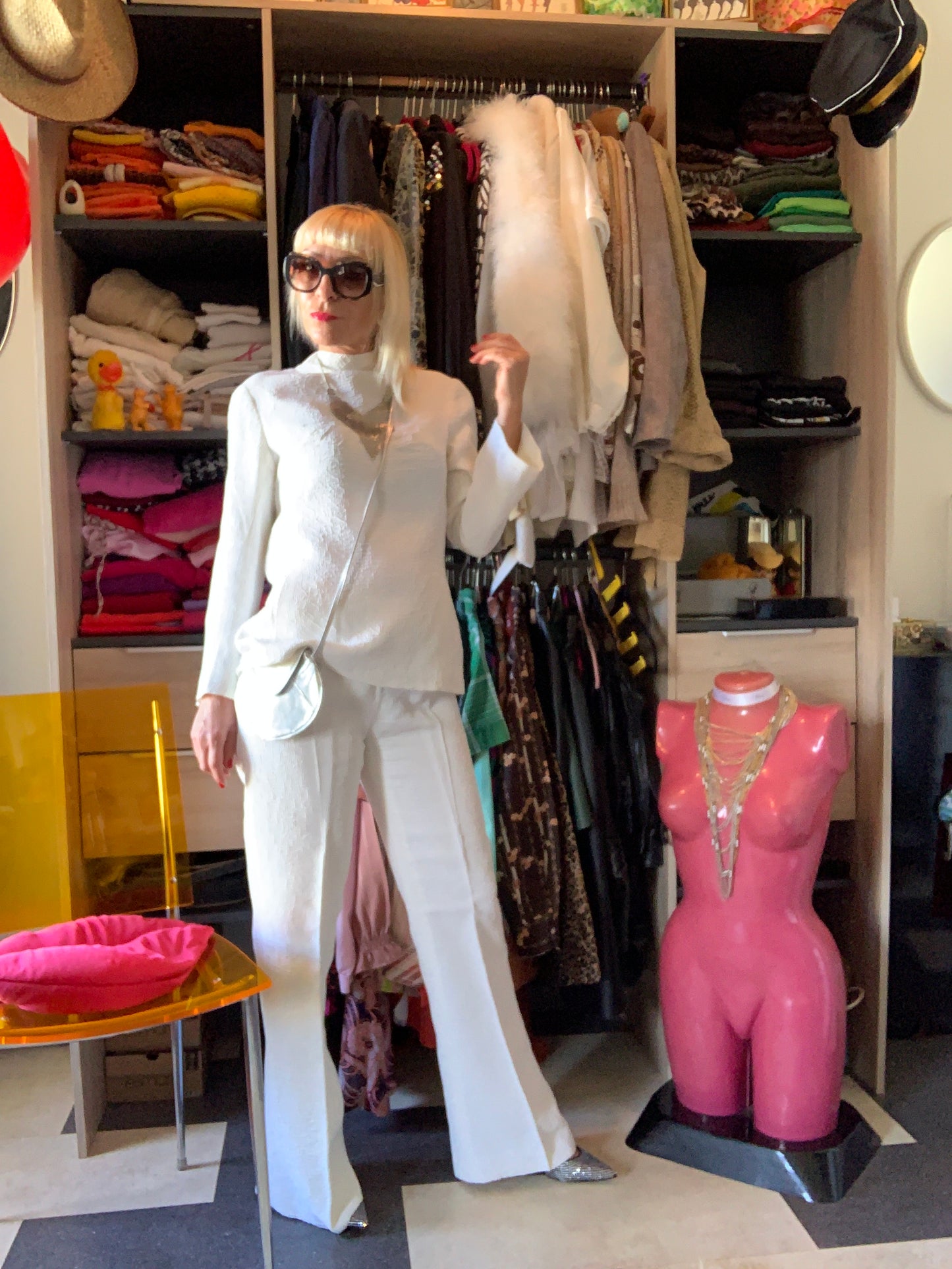 Ensemble Flare Creation Main Couture 1960/70 Pépite Vintage