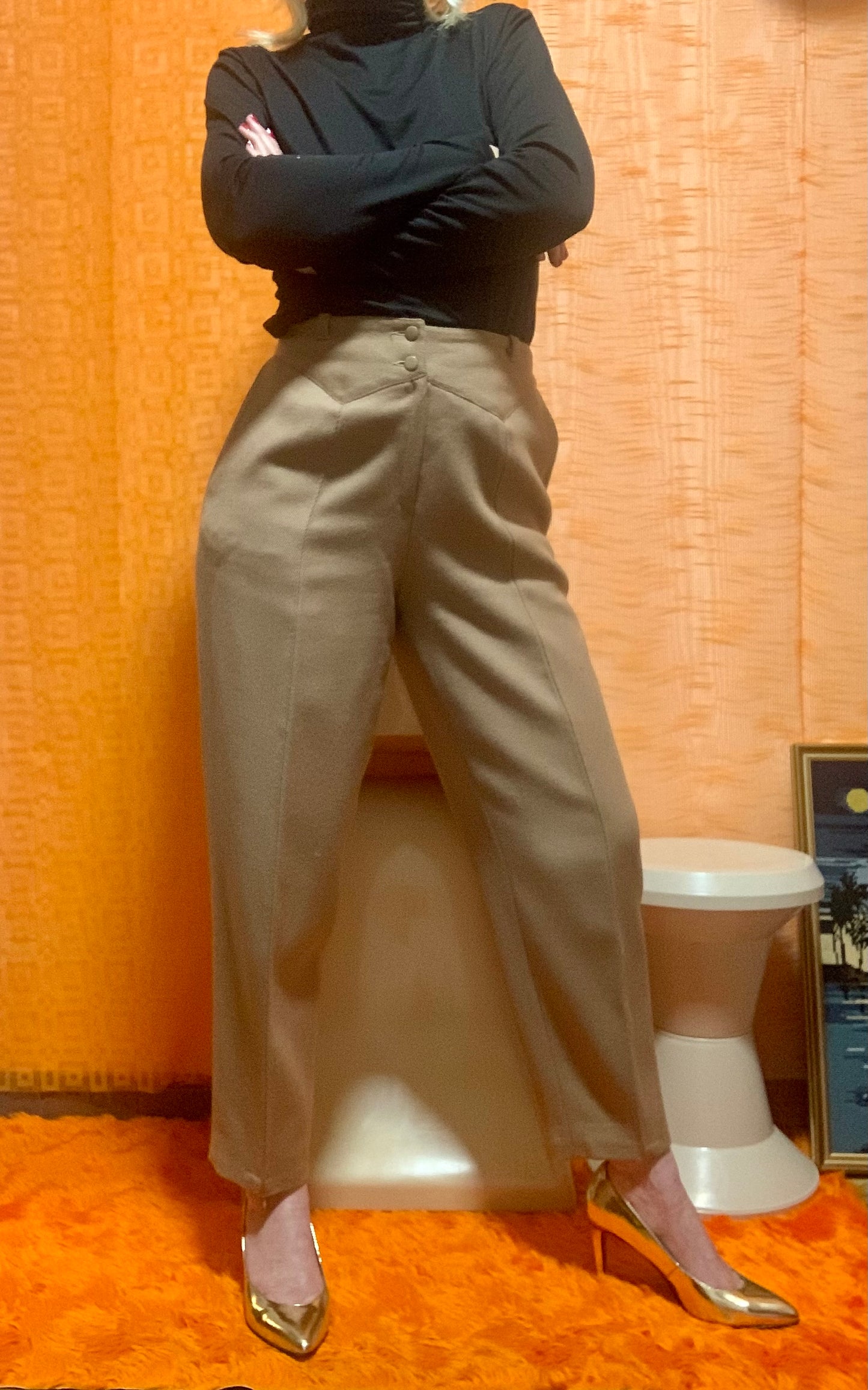 Pantalon Rodier pure Laine Woolmark Vintage 1980/90