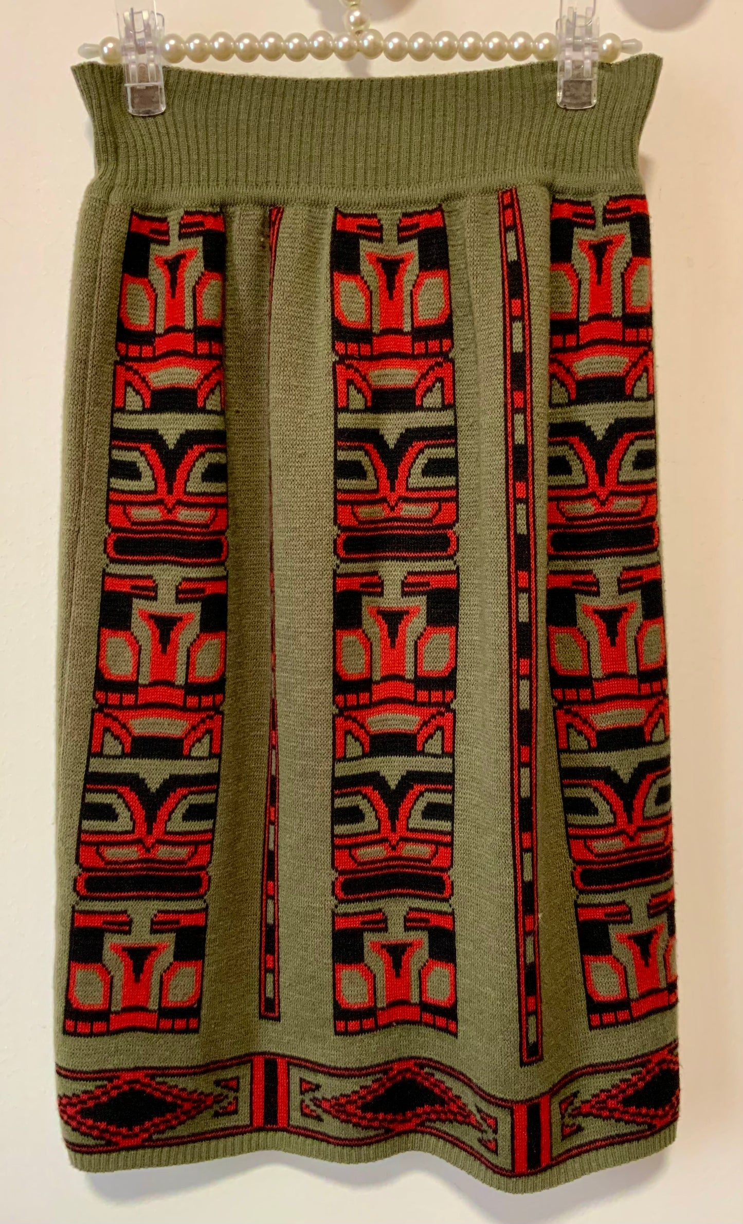 Ensemble Vintage Laine Rodier Motifs Élégance