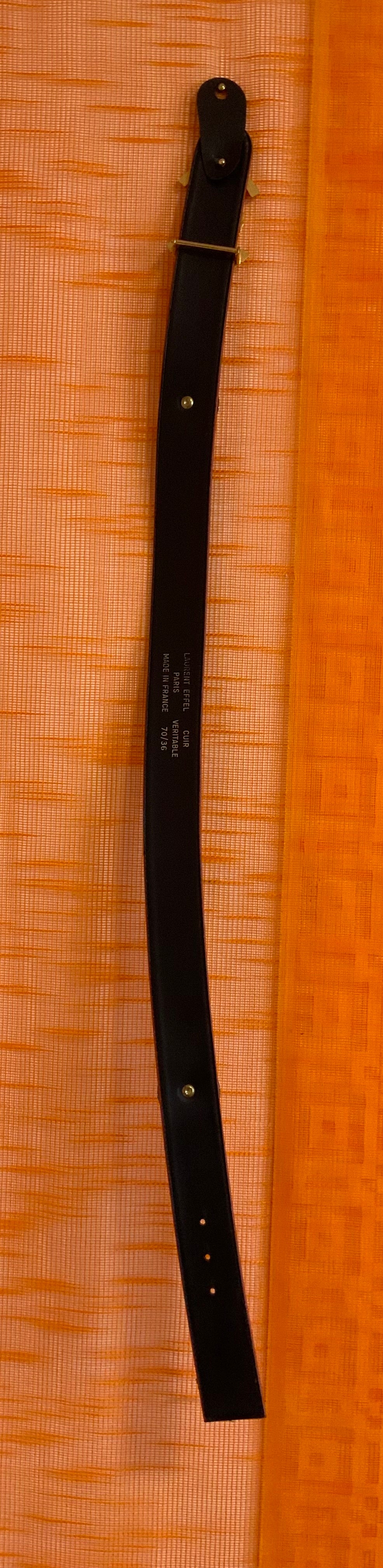 Superbe Ceinture DeadStock boucle chevaux Vintage L Effel