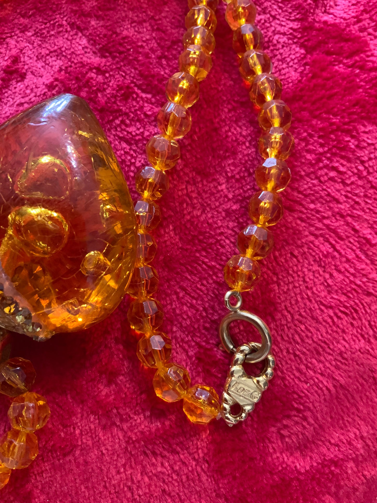 Collier Perles Coeur Jacky de G Vintage Chic