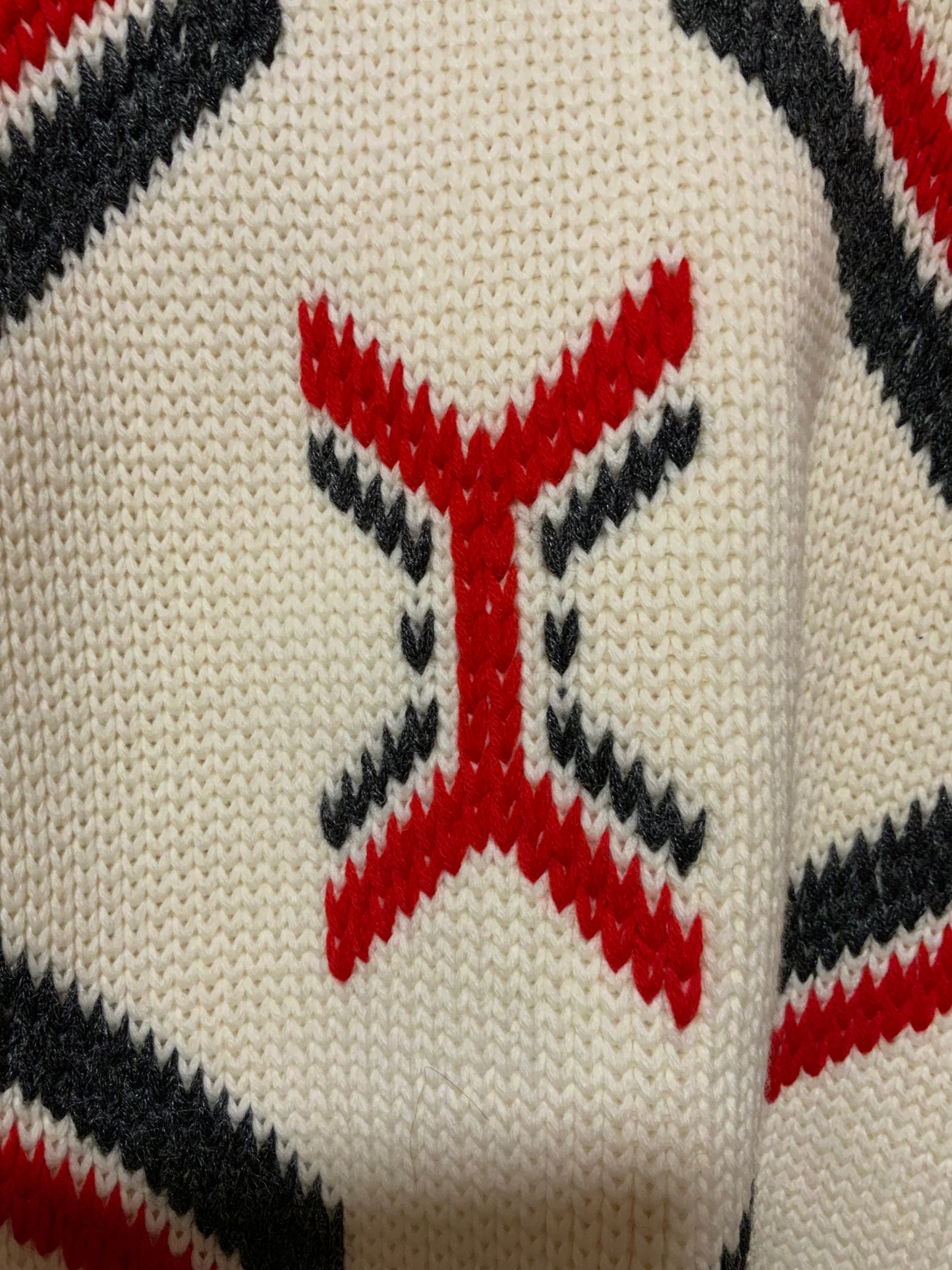 Gros Pull tricoté Laine Vintage Pépite