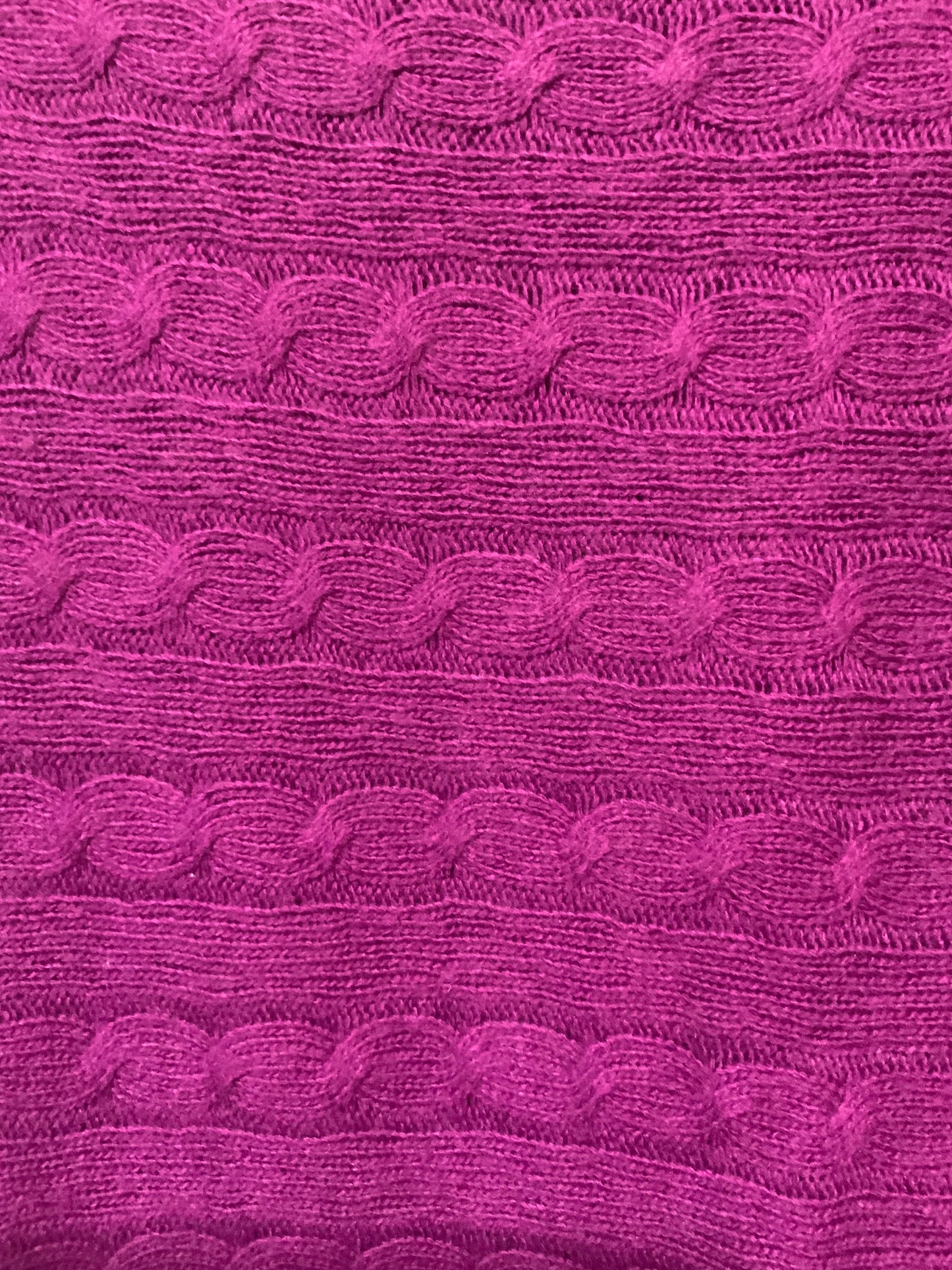 Pull Fuchsia à torsades Ralph Lauren