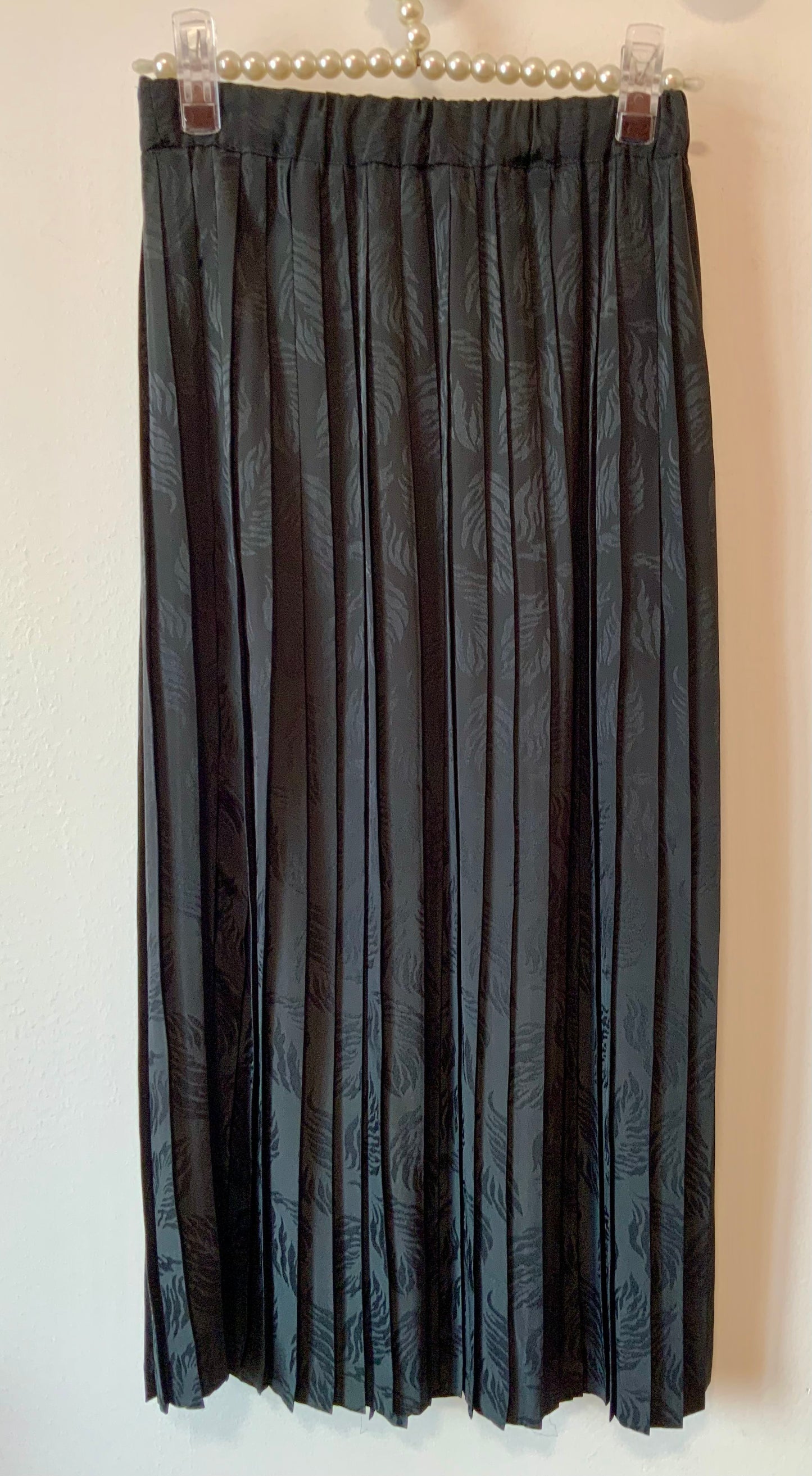 Jupe longue plissée Vintage 1980- T38/40