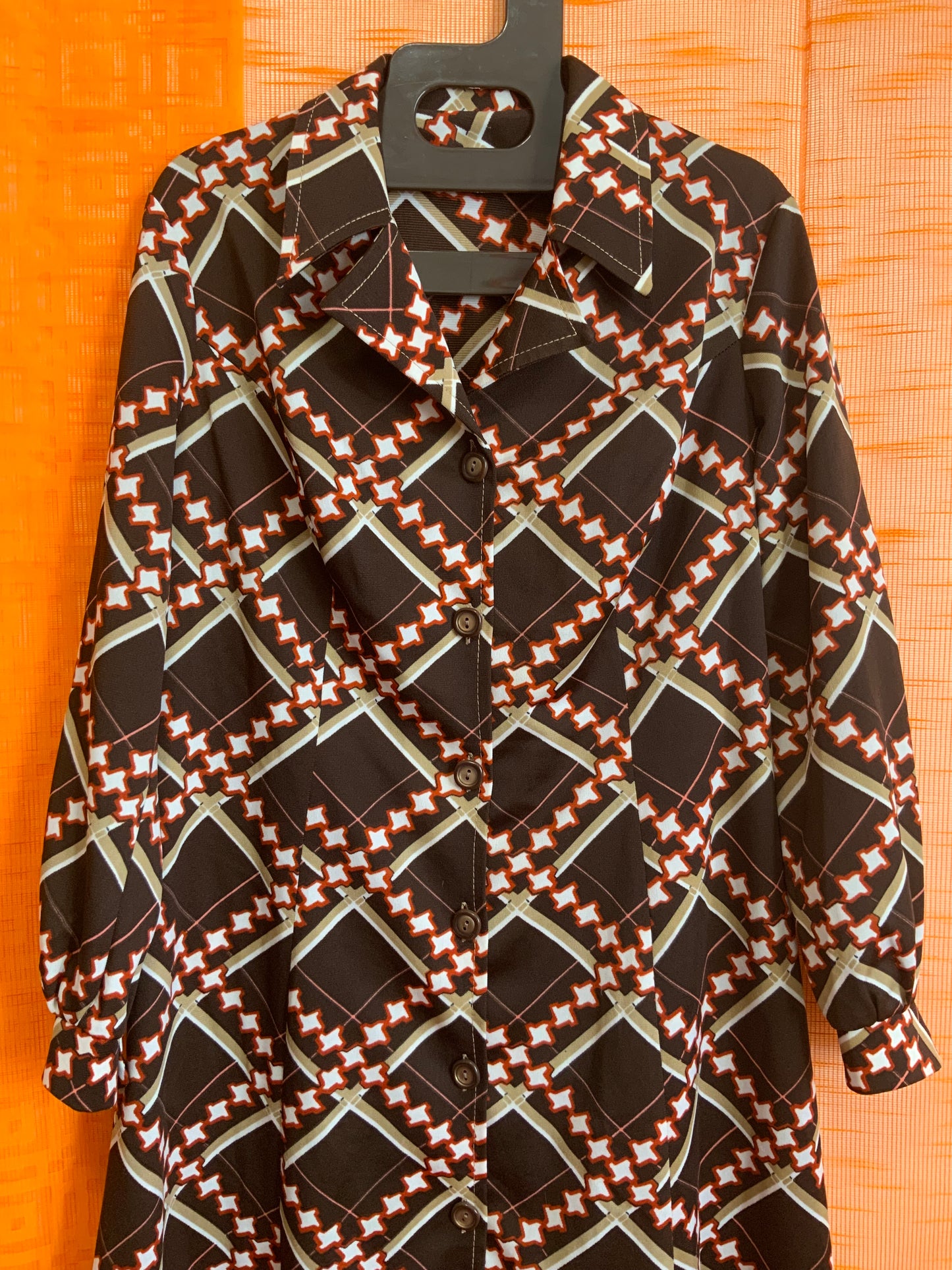 Robe de création Vintage 1980 Pelle à tartes-T46