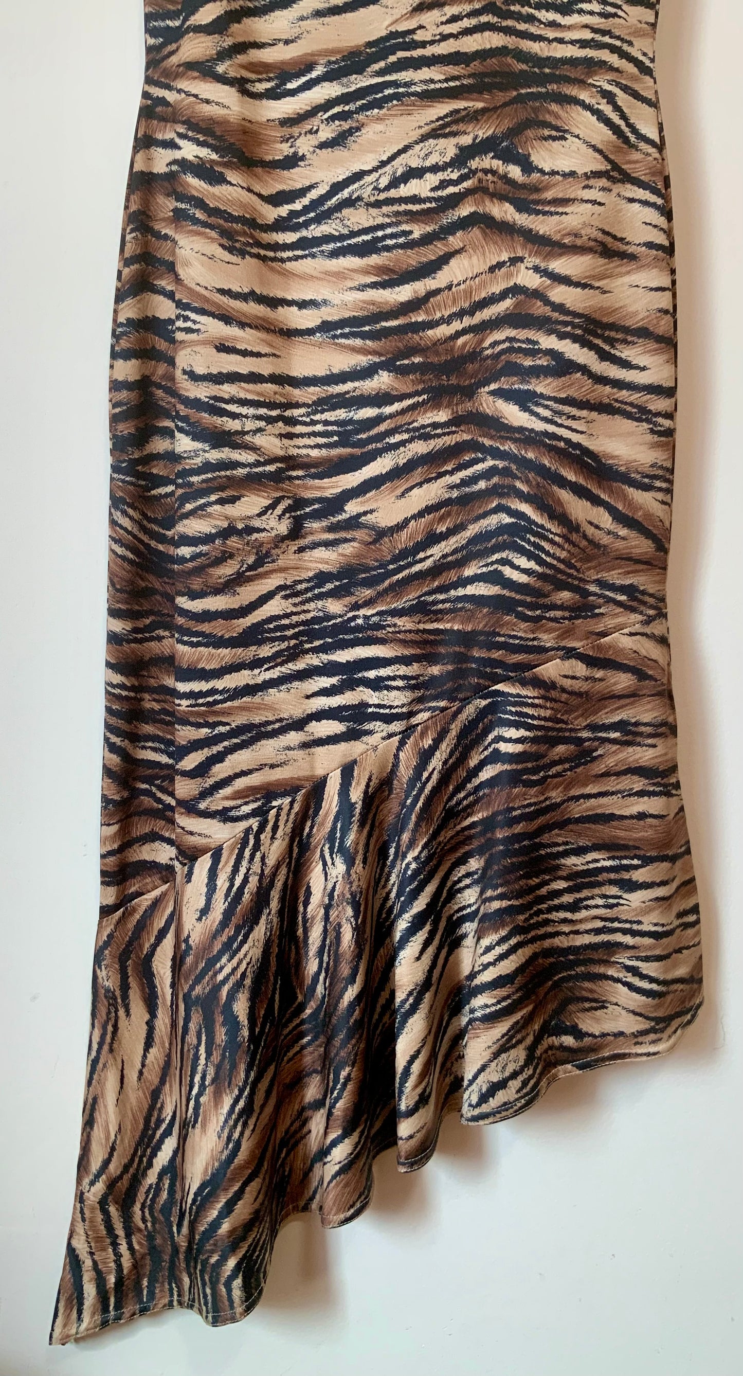 Robe motifs tigre Vintage France - T40 maxi.
